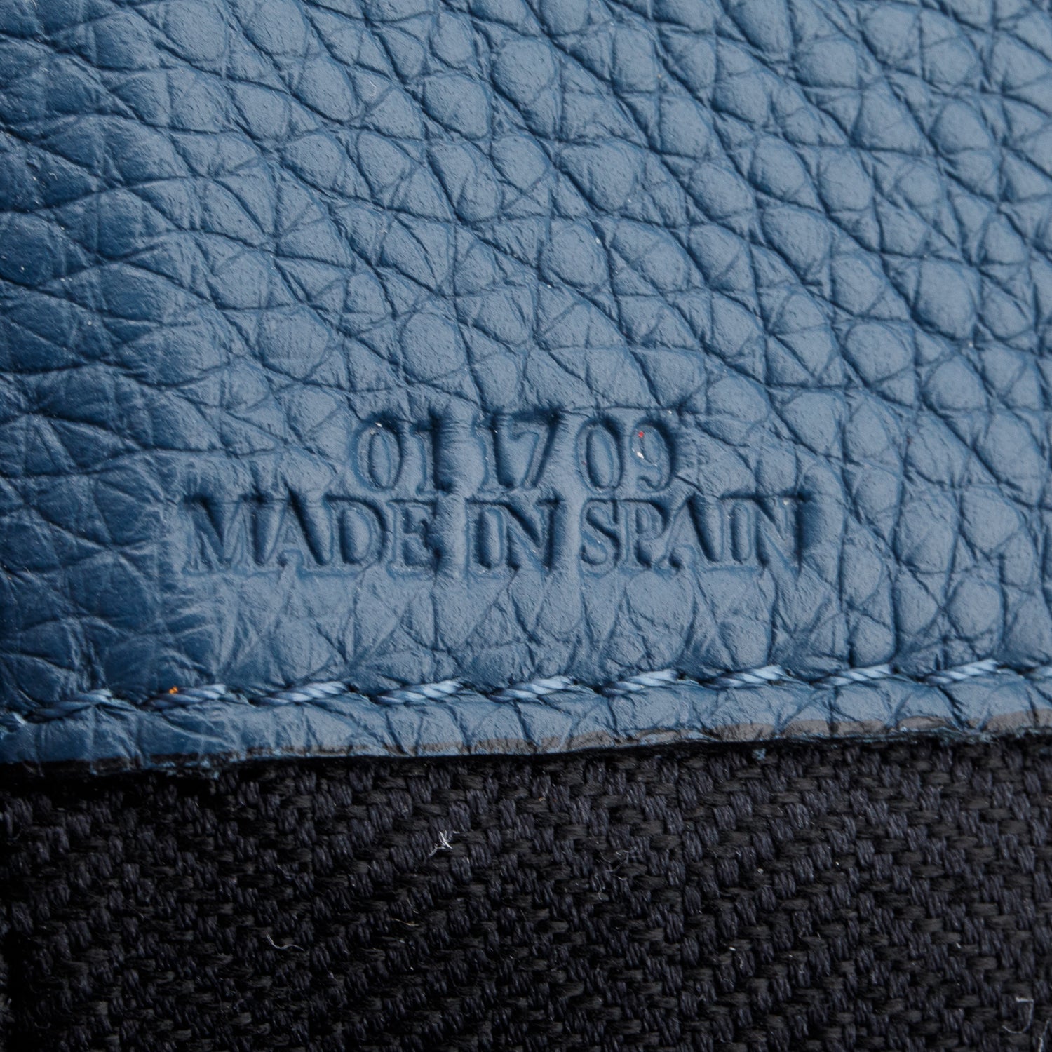 Loewe Blue Calfskin Leather Medium Hammock Bag