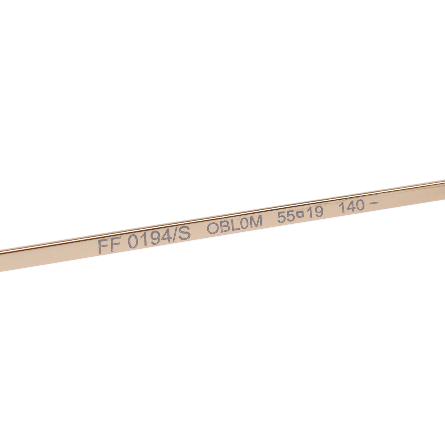 Fendi FF0194 Pink Gradient Geometric Sunglasses w/ Case & Authenticity Card