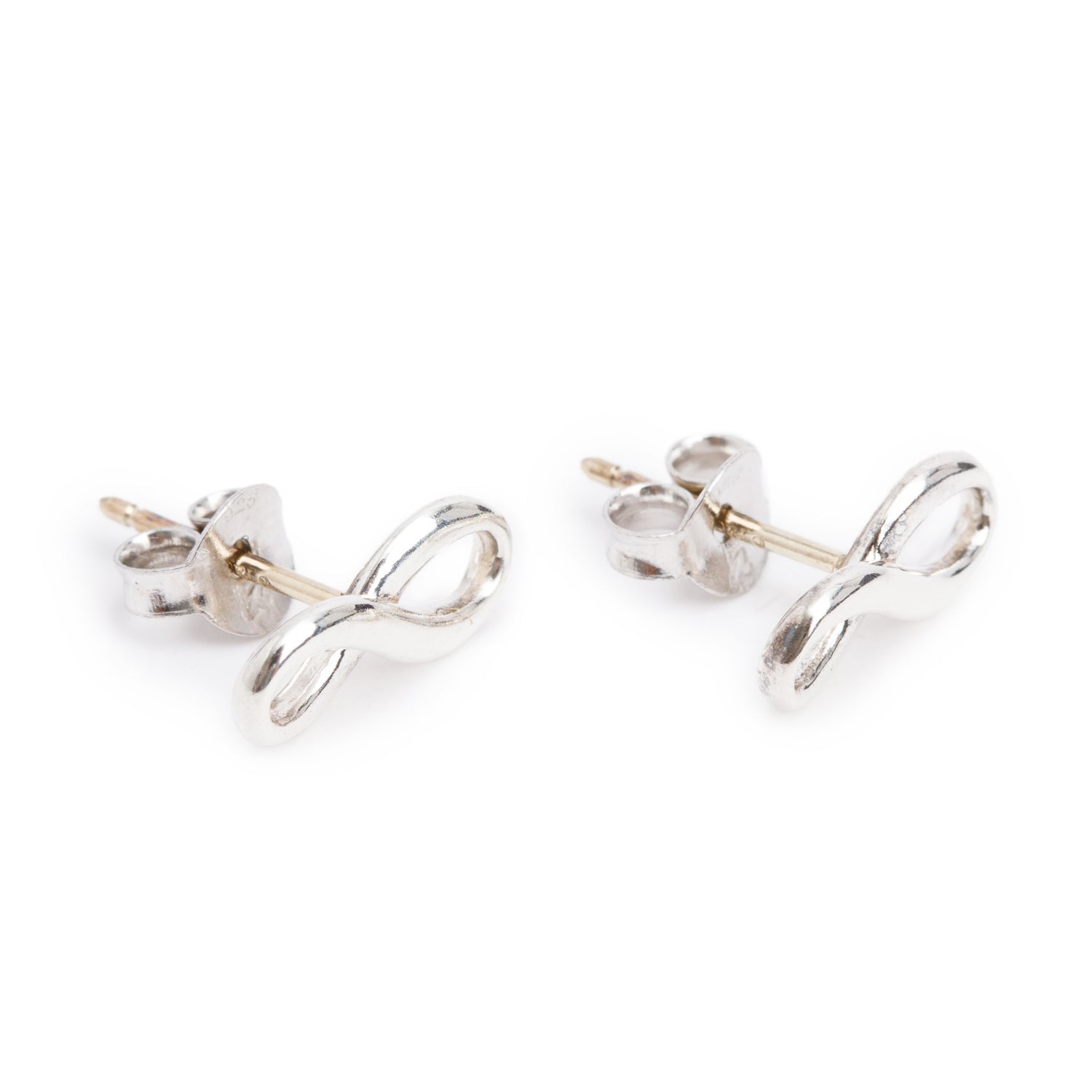 Tiffany & Co. Sterling Silver Mini Infinity Earrings