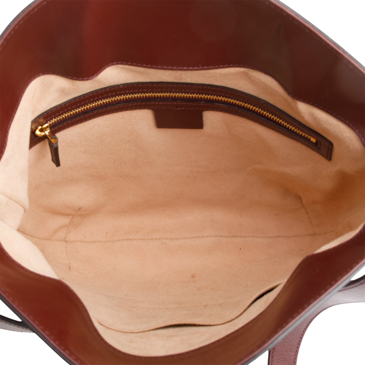 Gucci Burgundy GG Monogram Calfskin Medium Arli Shoulder Bag