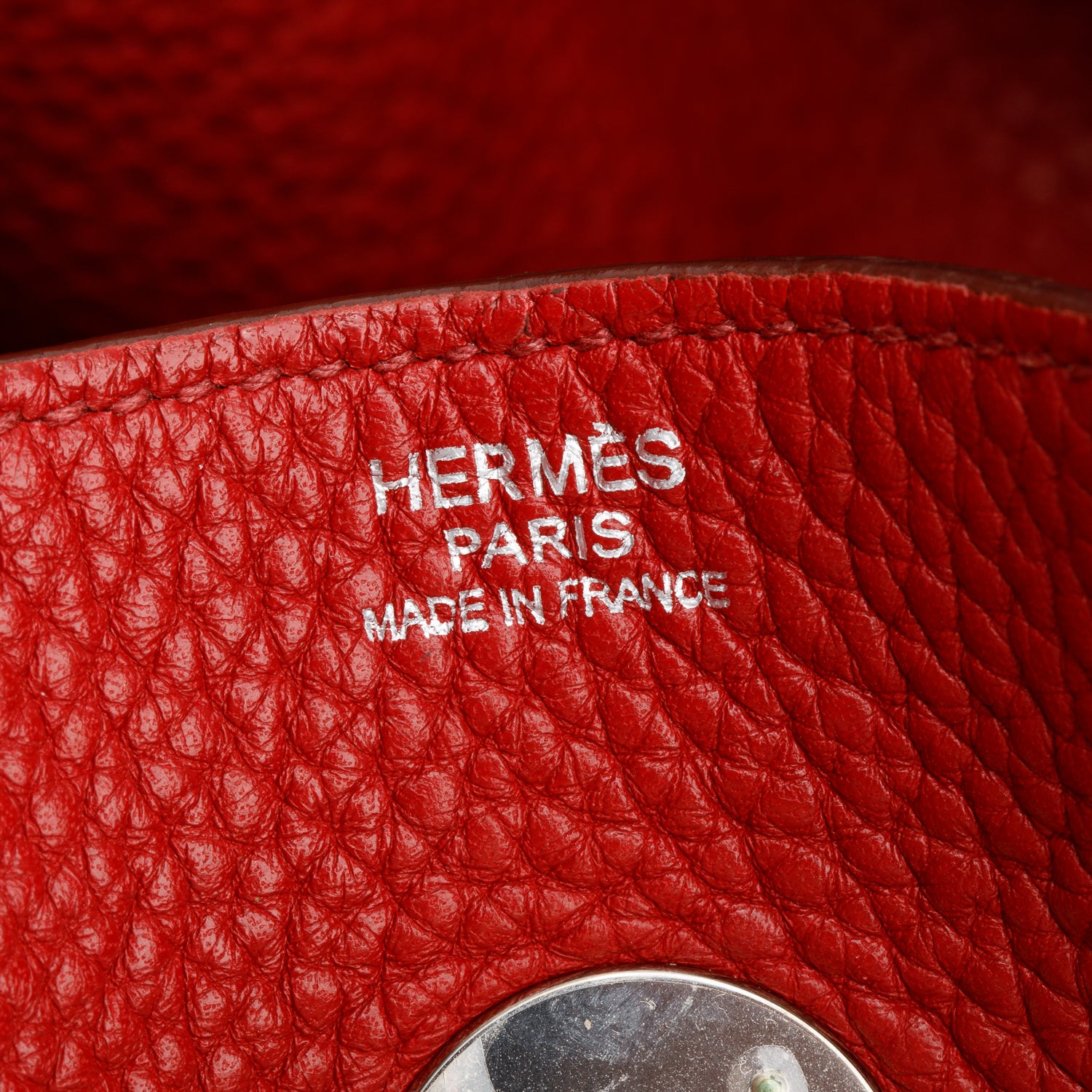 Hermes Rubis Taurillon Clemence Lindy 34