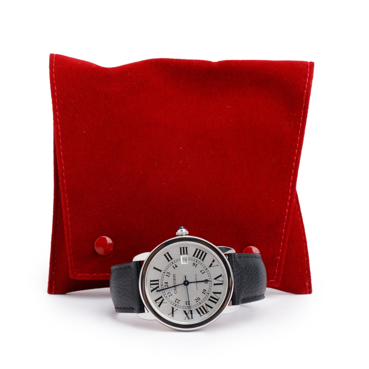 Cartier 2022 Stainless Steel Ronde Solo XL 42 MM Automatic Watch 3802