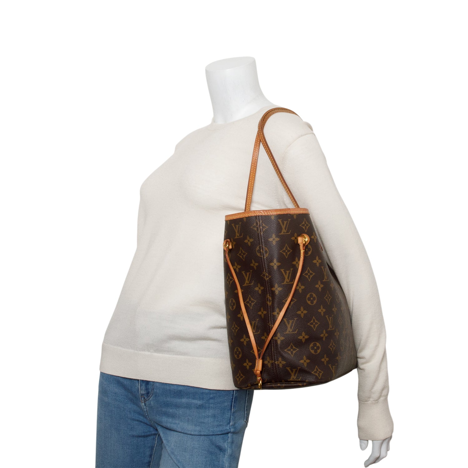 Louis Vuitton Monogram Neverfull MM w/ Pouch & Box