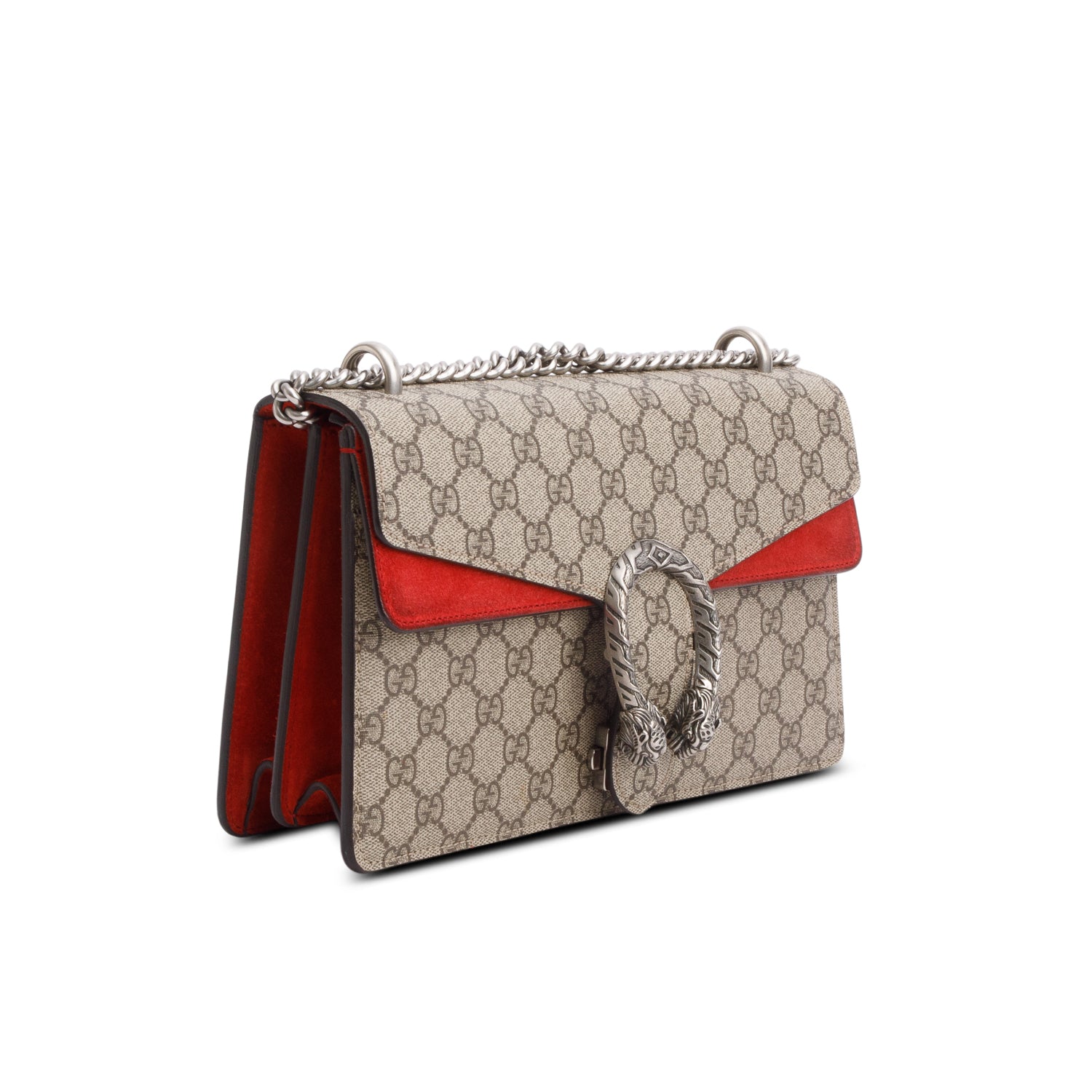 Gucci GG Supreme Monogram Small Dionysus Shoulder Bag w/ Box