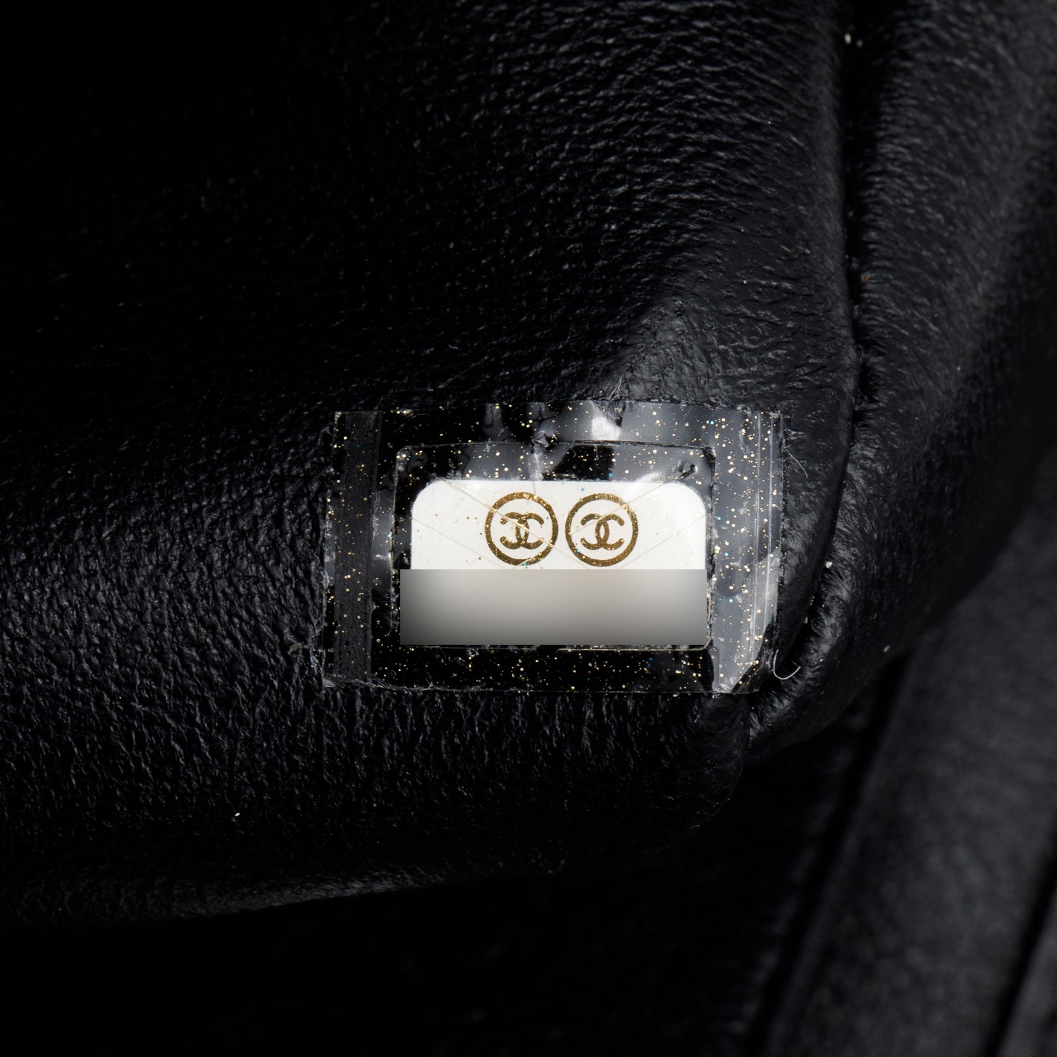 Chanel Black Patent Leather Quilted New Clutch with Chain w/ Authenticity Card