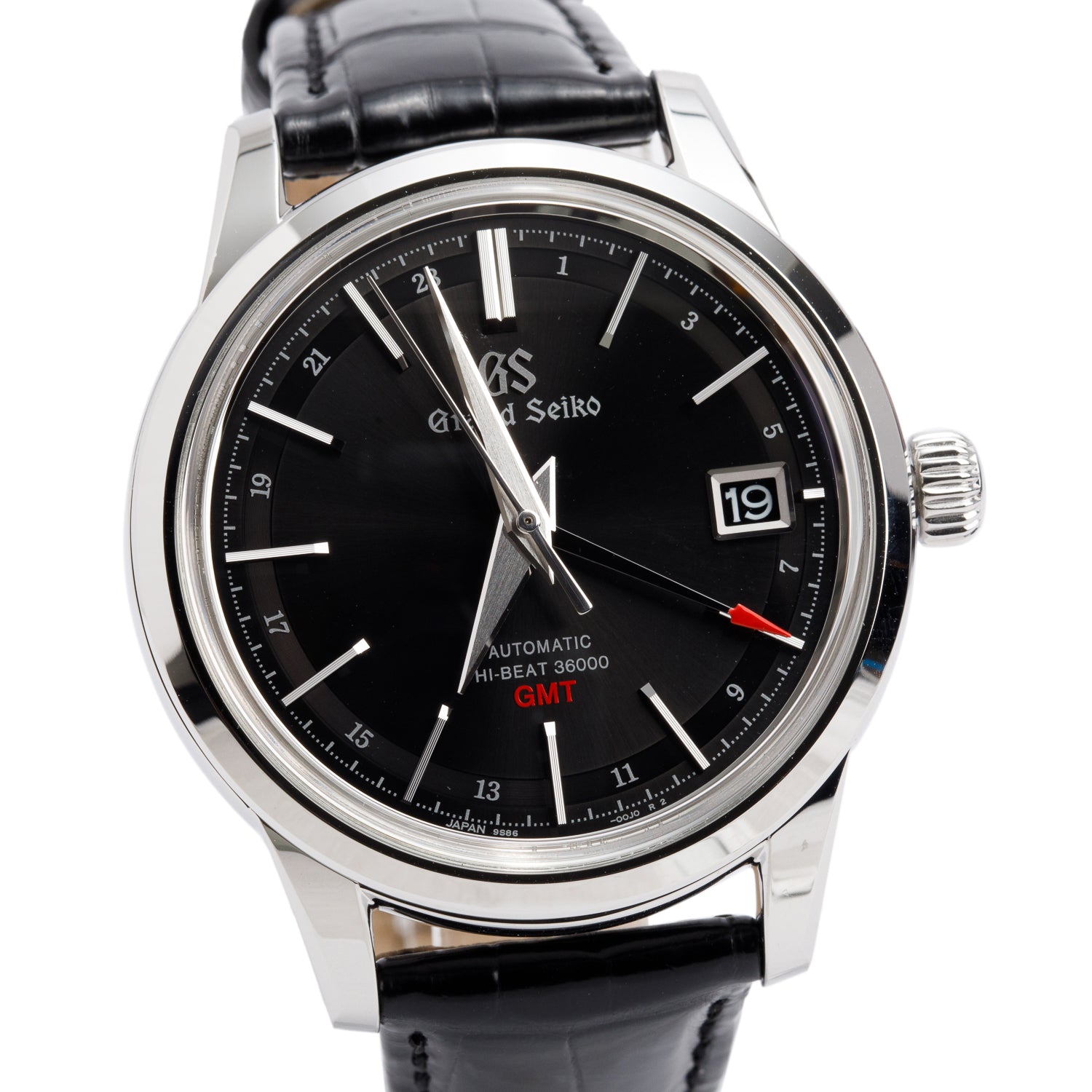 Grand Seiko 2022 Stainless Steel Hi-Beat 3600 GMT 39.5 mm Automatic Watch w/ Box & Papers