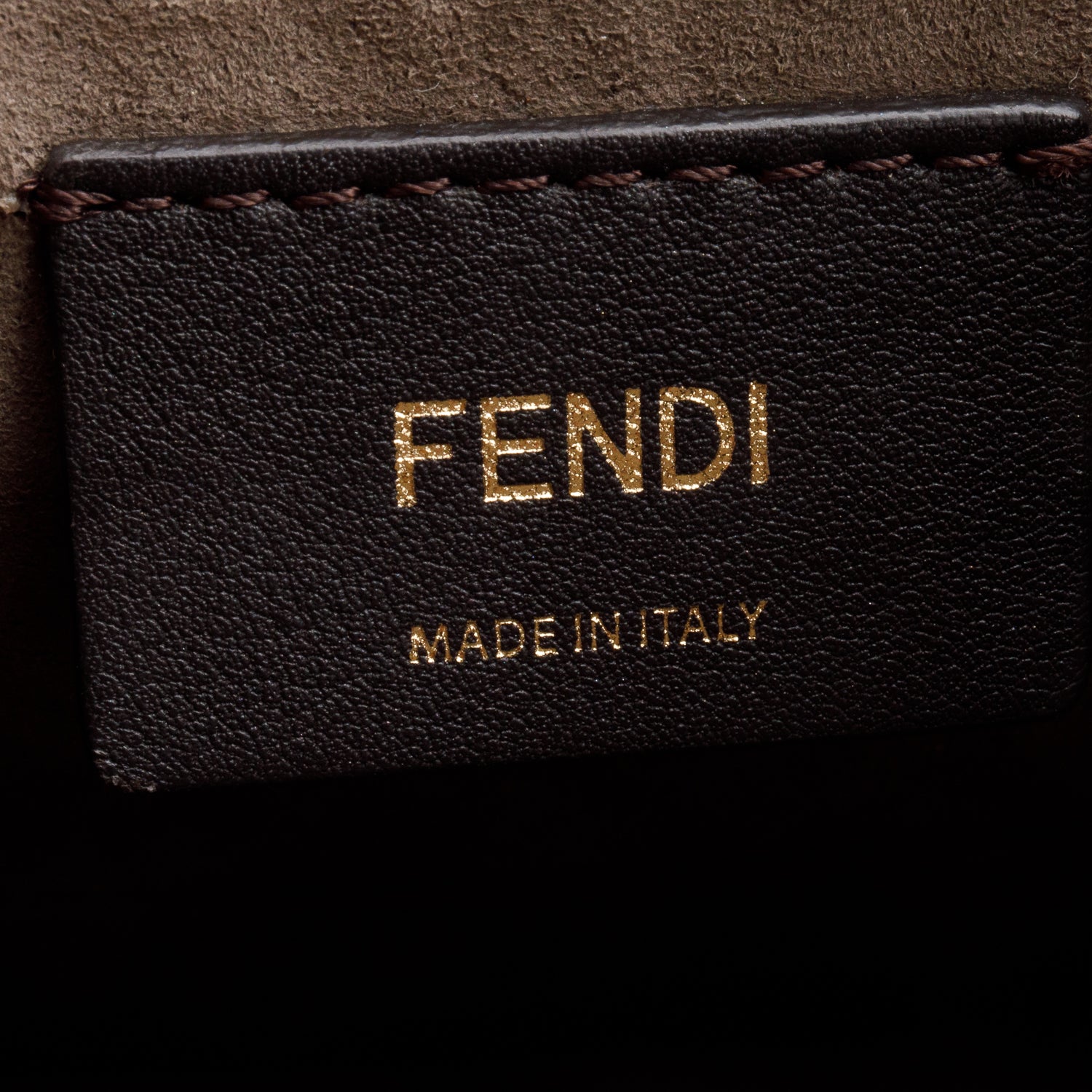 Fendi Beige Vitello Century Opaco F is Fendi Small Kan I Shoulder Bag
