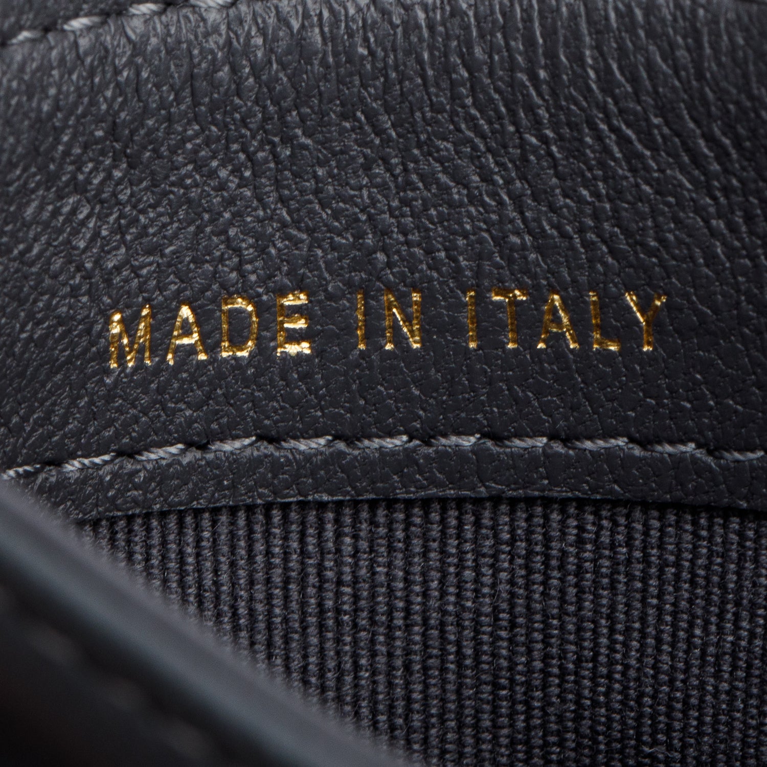 Chanel Grey Lambskin Leather Classic Card Holder w/ Box