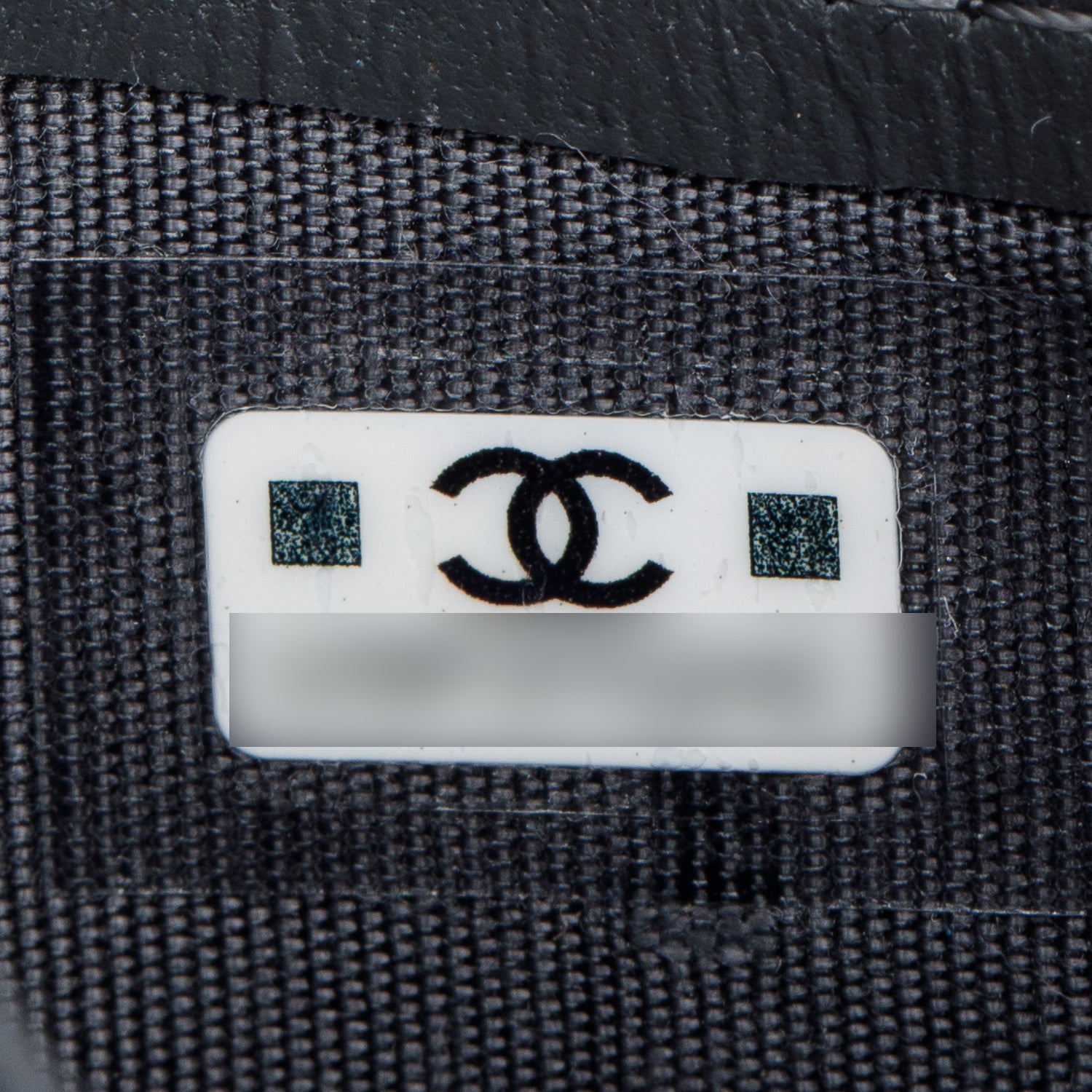 Chanel Grey Lambskin Leather Classic Card Holder w/ Box