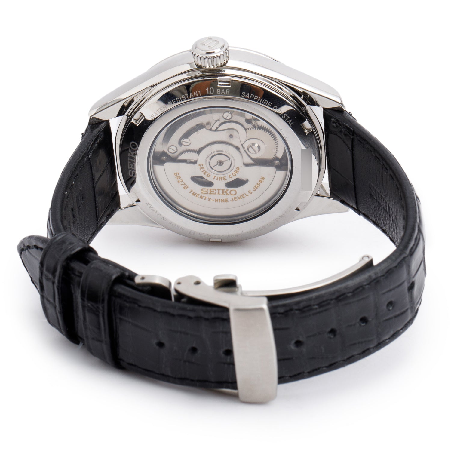 Seiko Stainless Steel Presage 40.5 MM Automatic Watch White Dial SPB045 w/ Box & Papers