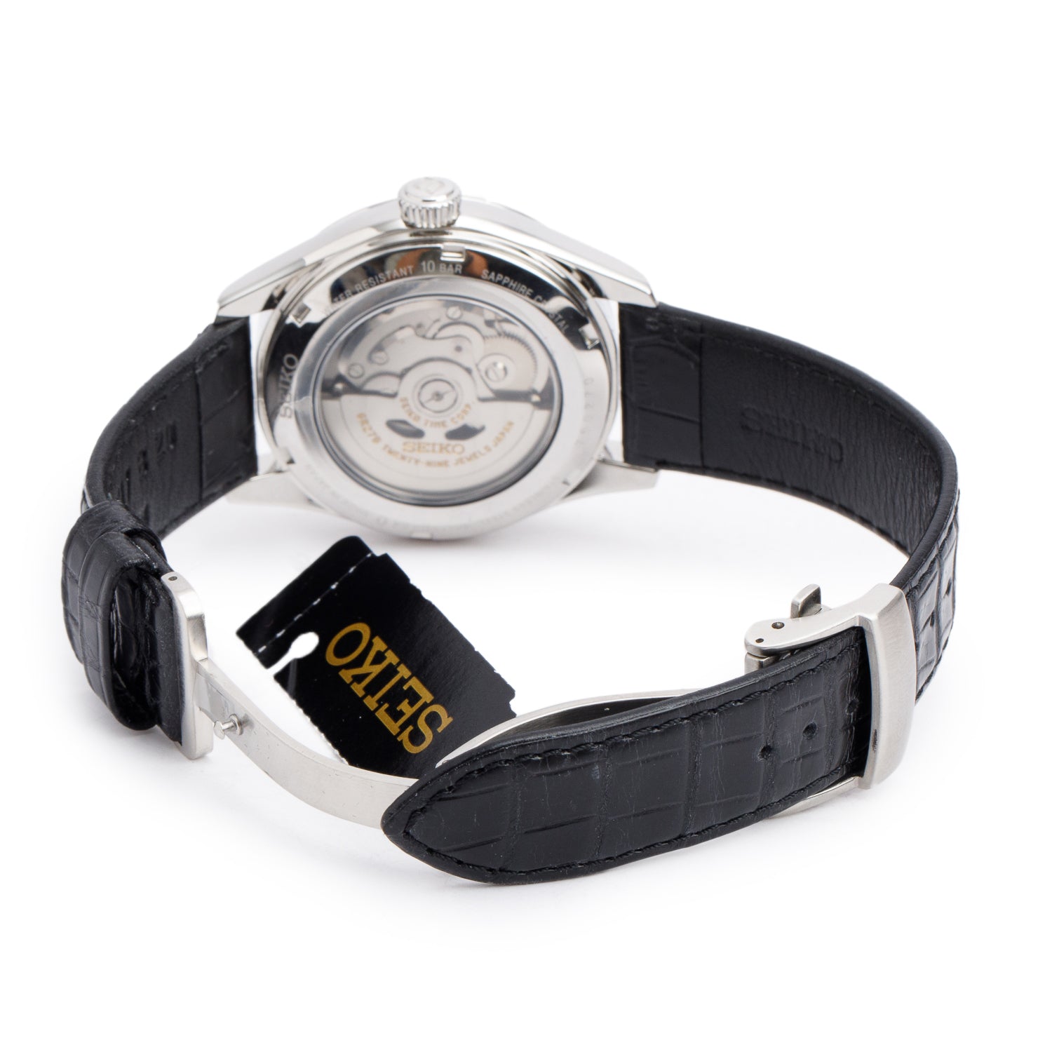 Seiko Stainless Steel Presage 40.5 MM Automatic Watch White Dial SPB045 w/ Box & Papers