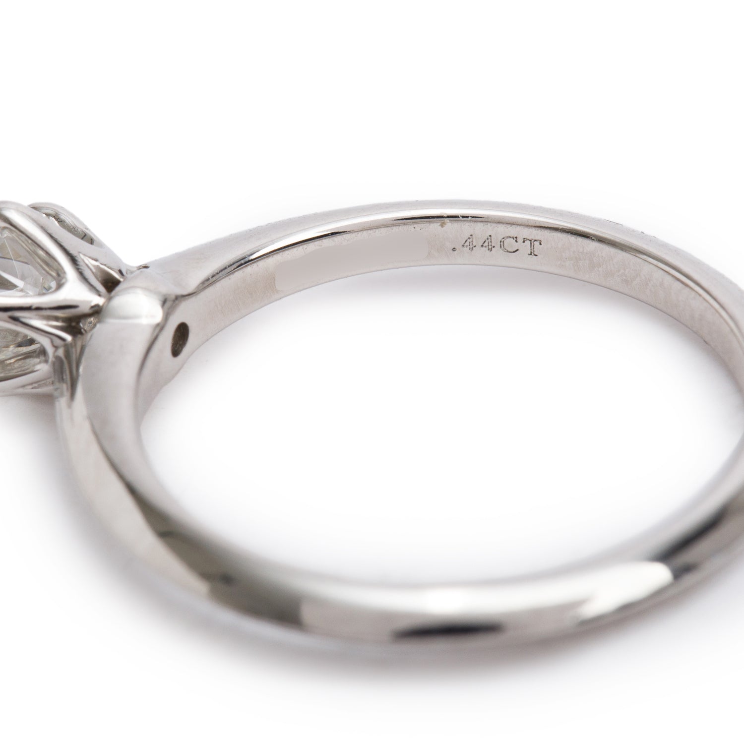 Tiffany & Co. Platinum 0.44 ct. Diamond Solitaire Engagement Ring, Size 6 w/ Box