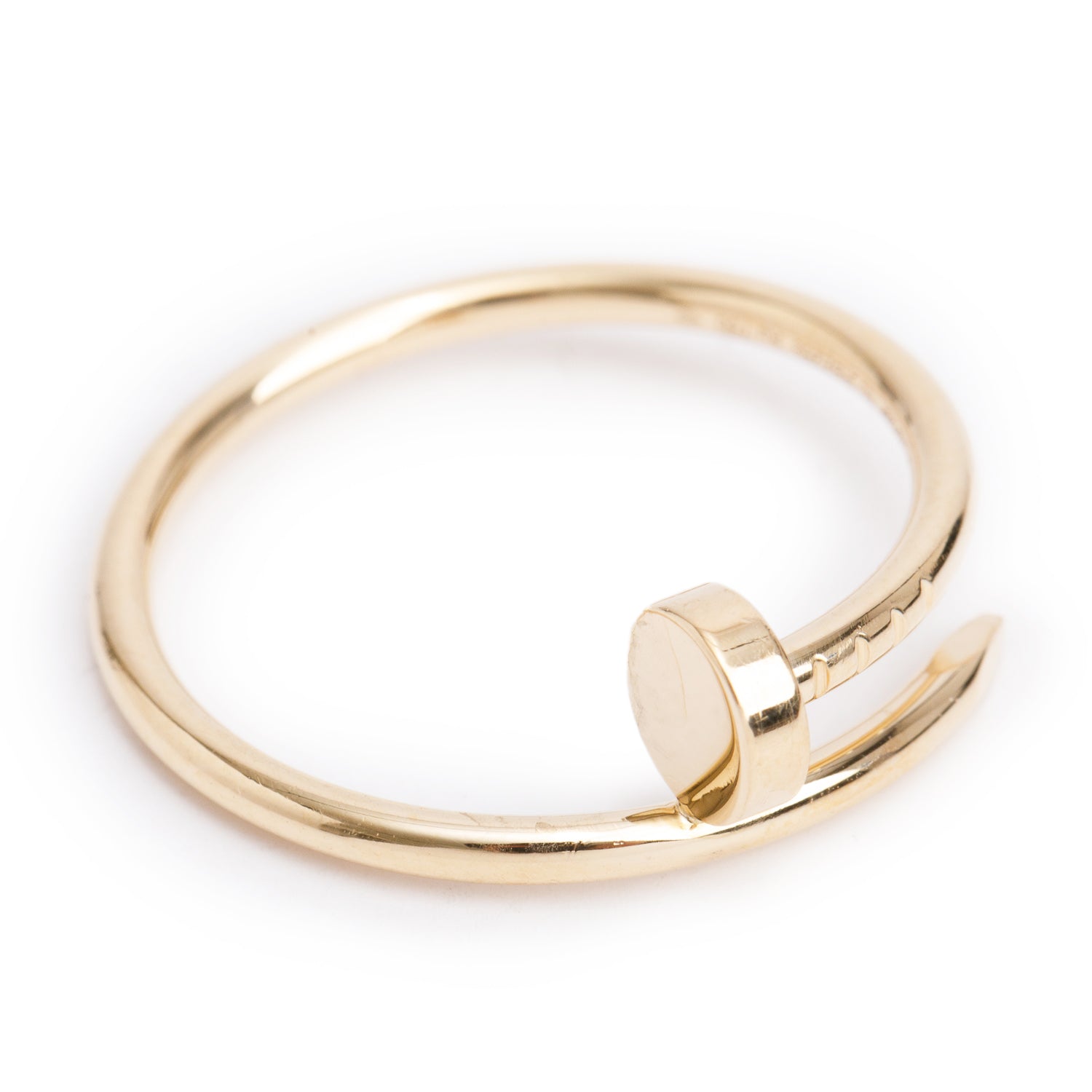 Cartier 2022 18k Yellow Gold Juste Un Clou Ring, Small Model, Size 60 9 w/ Box & Certificate