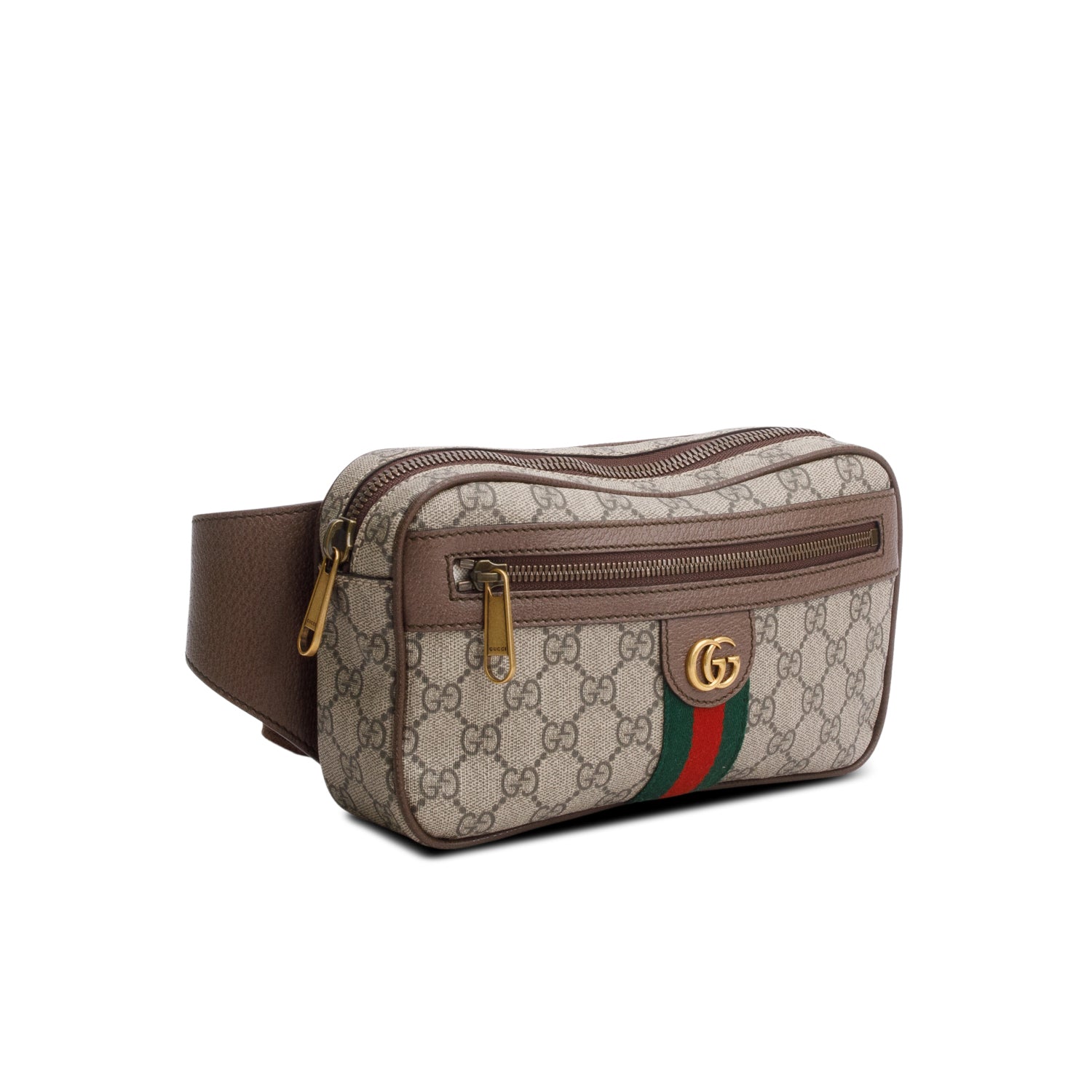 Gucci GG Supreme Web Medium Ophidia GG Belt Bag w/ Box