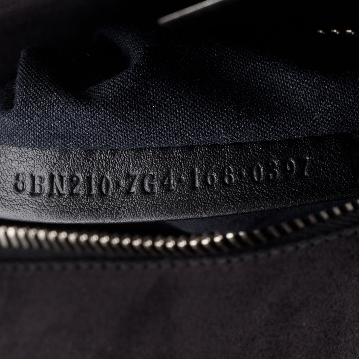 Fendi Black Nappa Leather Python Lace Up Large Peekaboo w/ Receipt