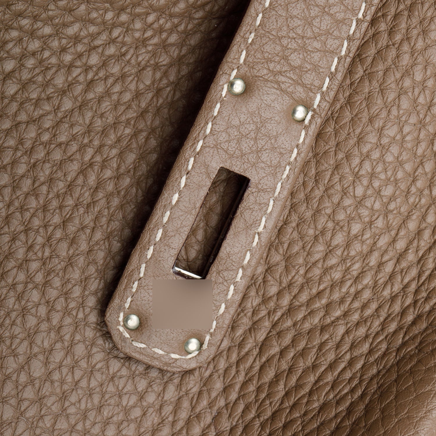 Hermes Etoupe Clemence Birkin 35