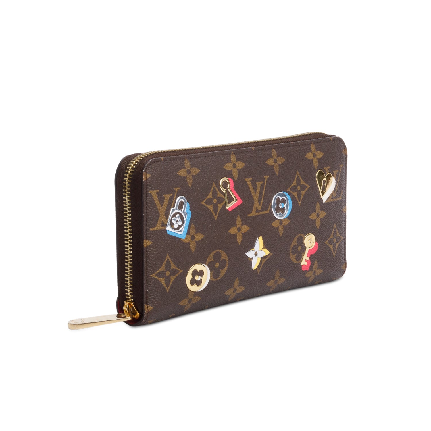 Louis Vuitton Monogram Love Lock Zippy Wallet