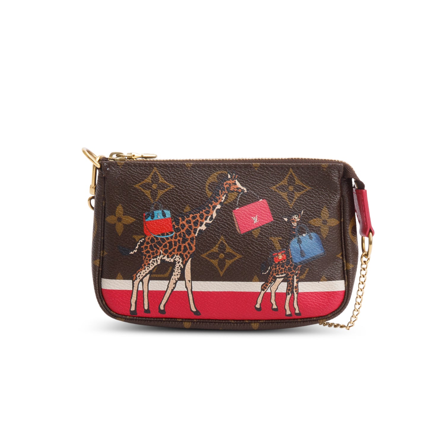 Louis Vuitton Monogram Christmas Animation Mini Pochette Accessories