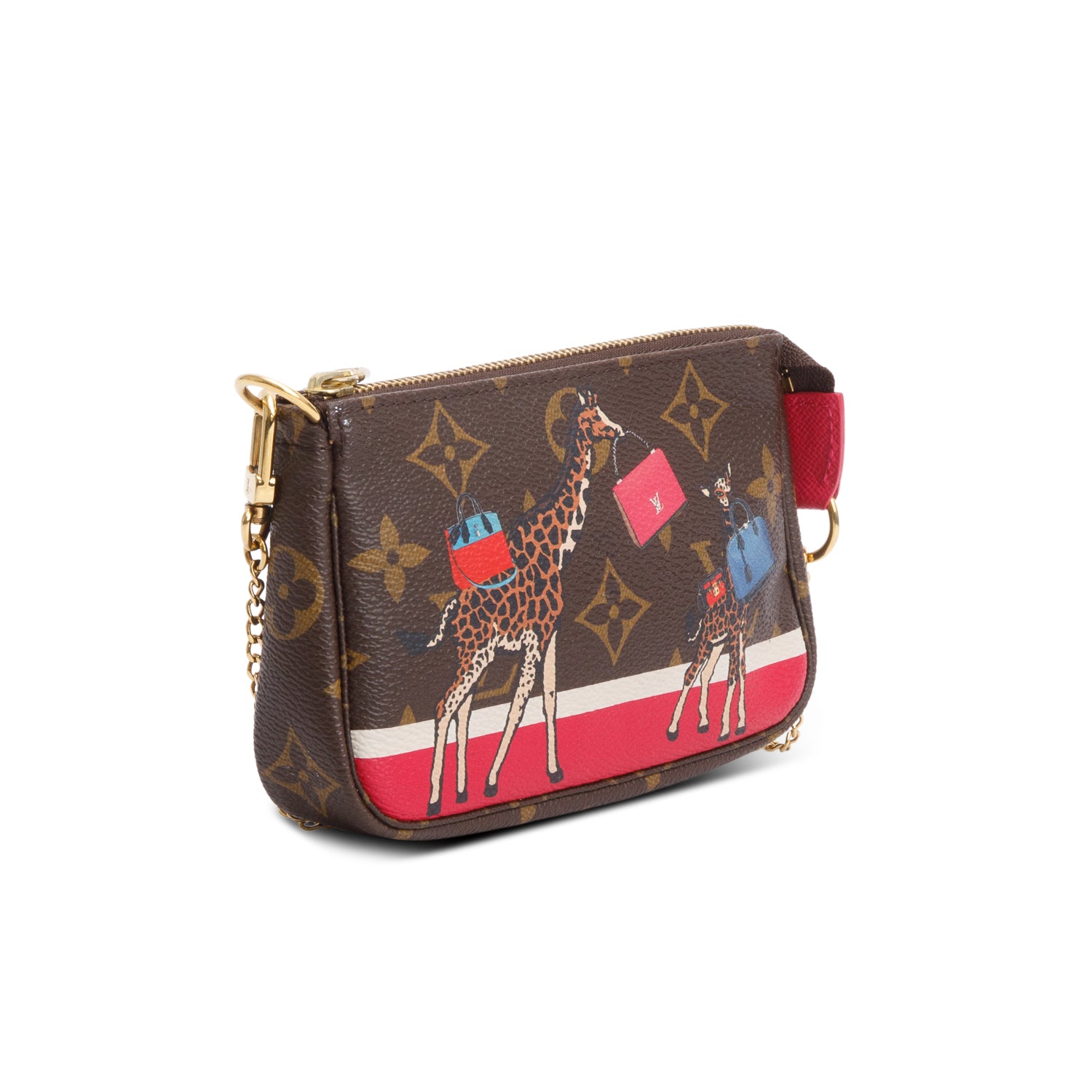 Louis Vuitton Monogram Christmas Animation Mini Pochette Accessories