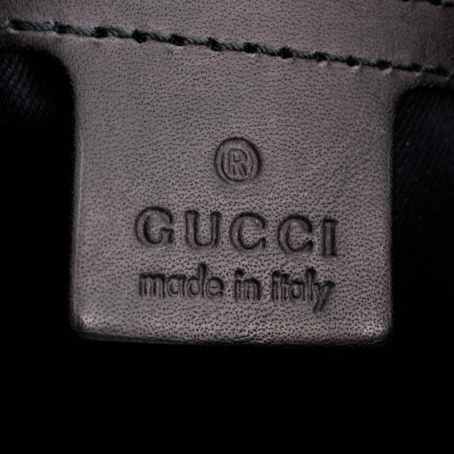 Gucci Black Monogram GG Shoulder Bag