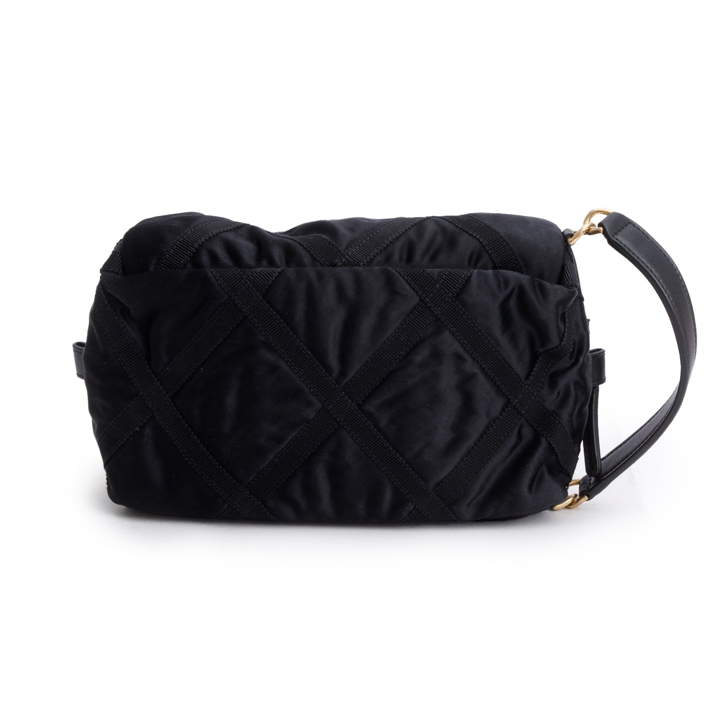 Chanel 2021 Black Nylon Grosgrain Lifestyle Pouch w/ Sleep Mask & Authenticity Card