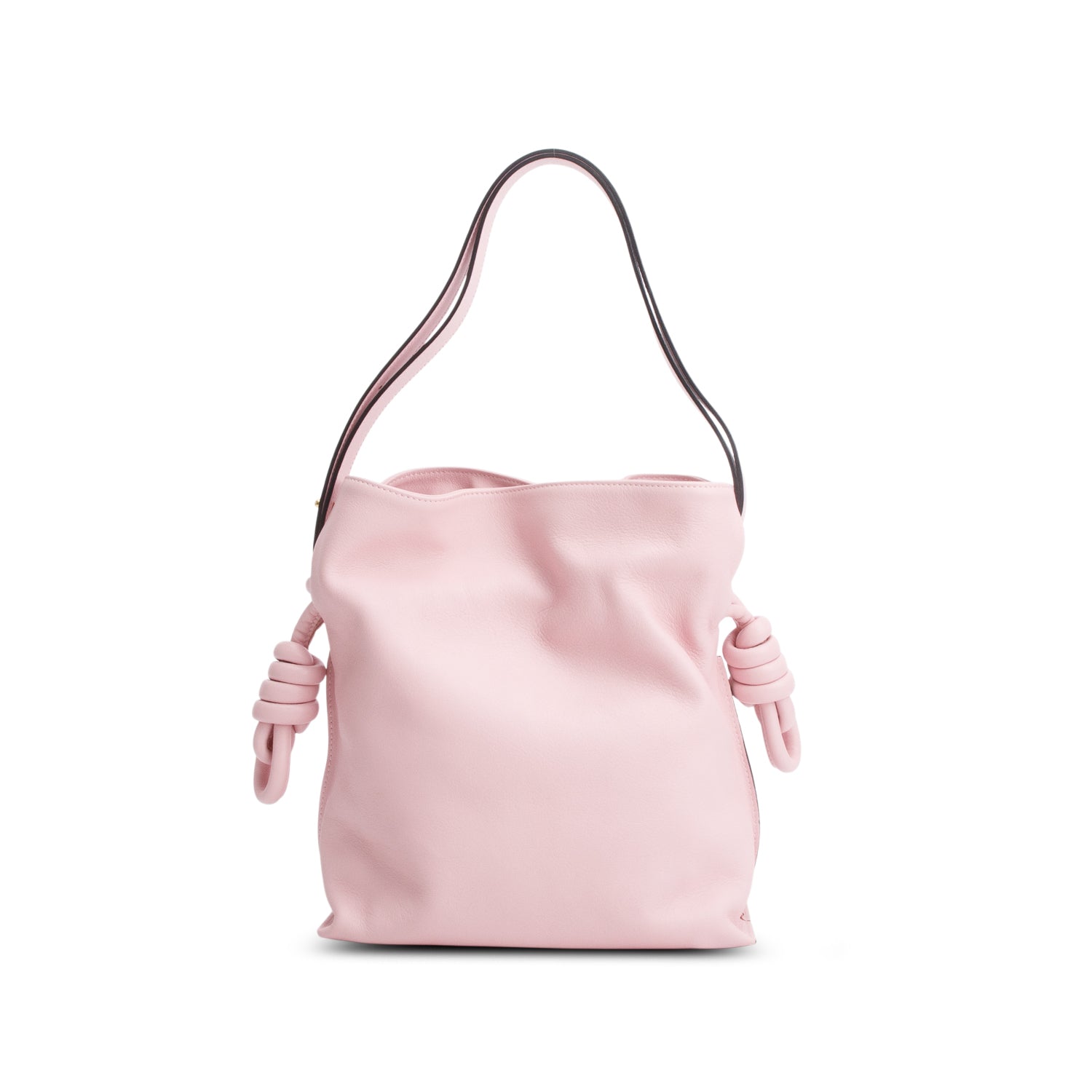 Loewe Pink Nappa Calfskin Small Flamenco Knot Bag