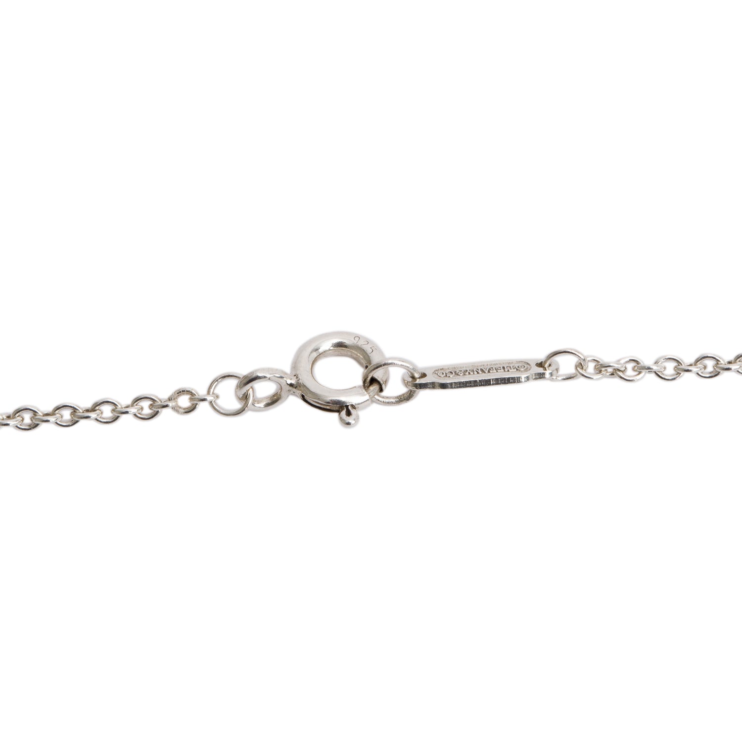 Tiffany & Co. Sterling Silver Return to Tiffany Heart Key Pendant Necklace