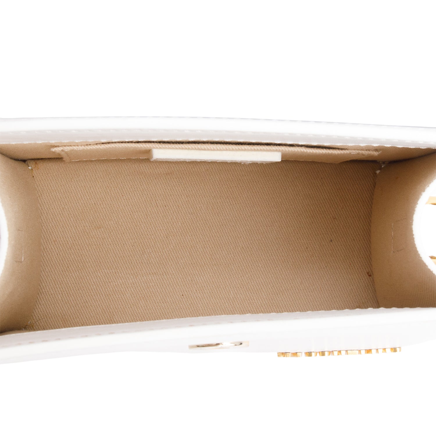 Jacquemus White Smooth Calfskin Le Chiquito Moyen w/ Box & Strap