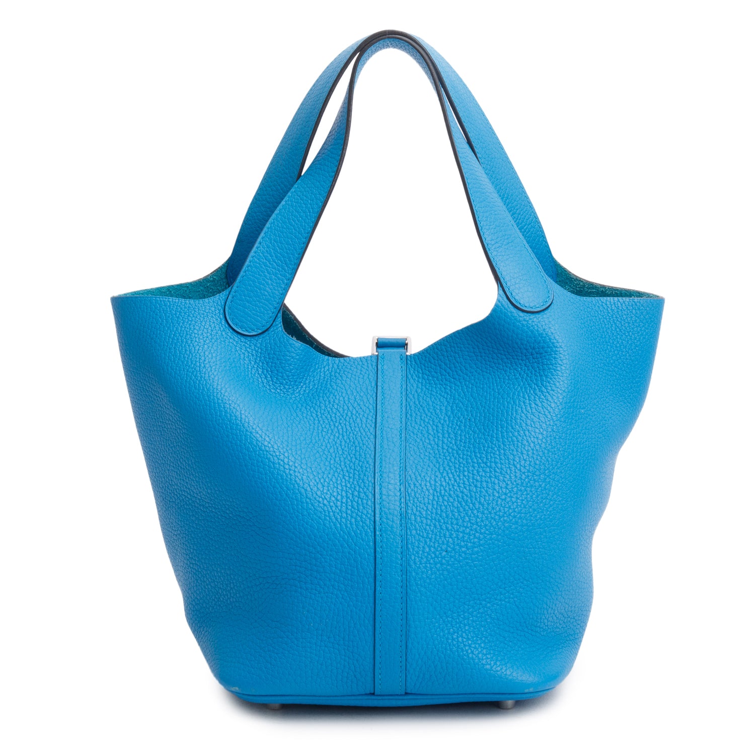 Hermes Bleu Zanzibar Taurillon Clemence Picotin Lock 22