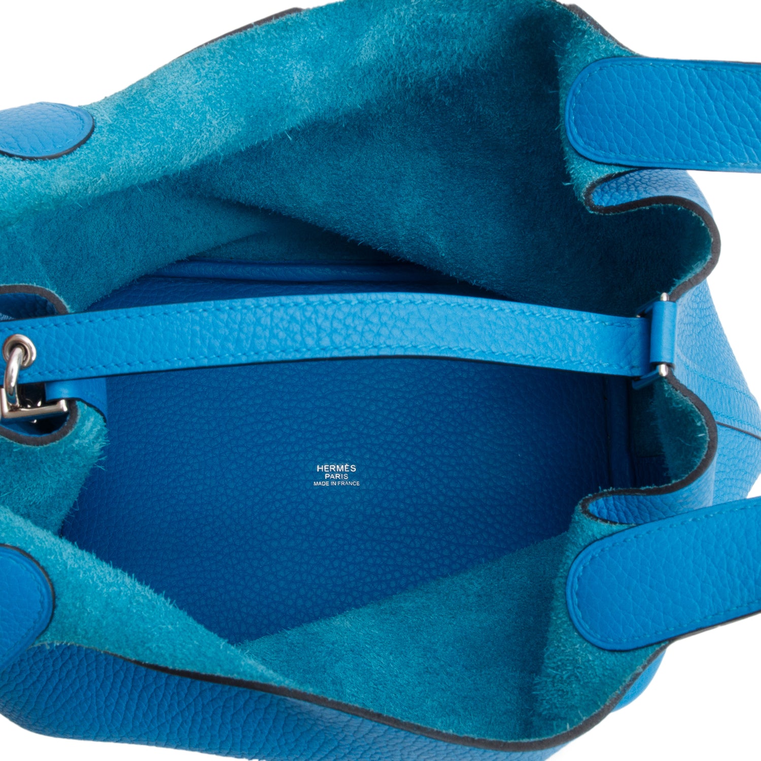 Hermes Bleu Zanzibar Taurillon Clemence Picotin Lock 22