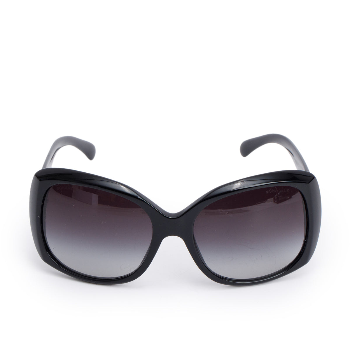 Chanel 5183 Black Acetate CC Square Sunglasses w/ Case, Box & Receipt ...