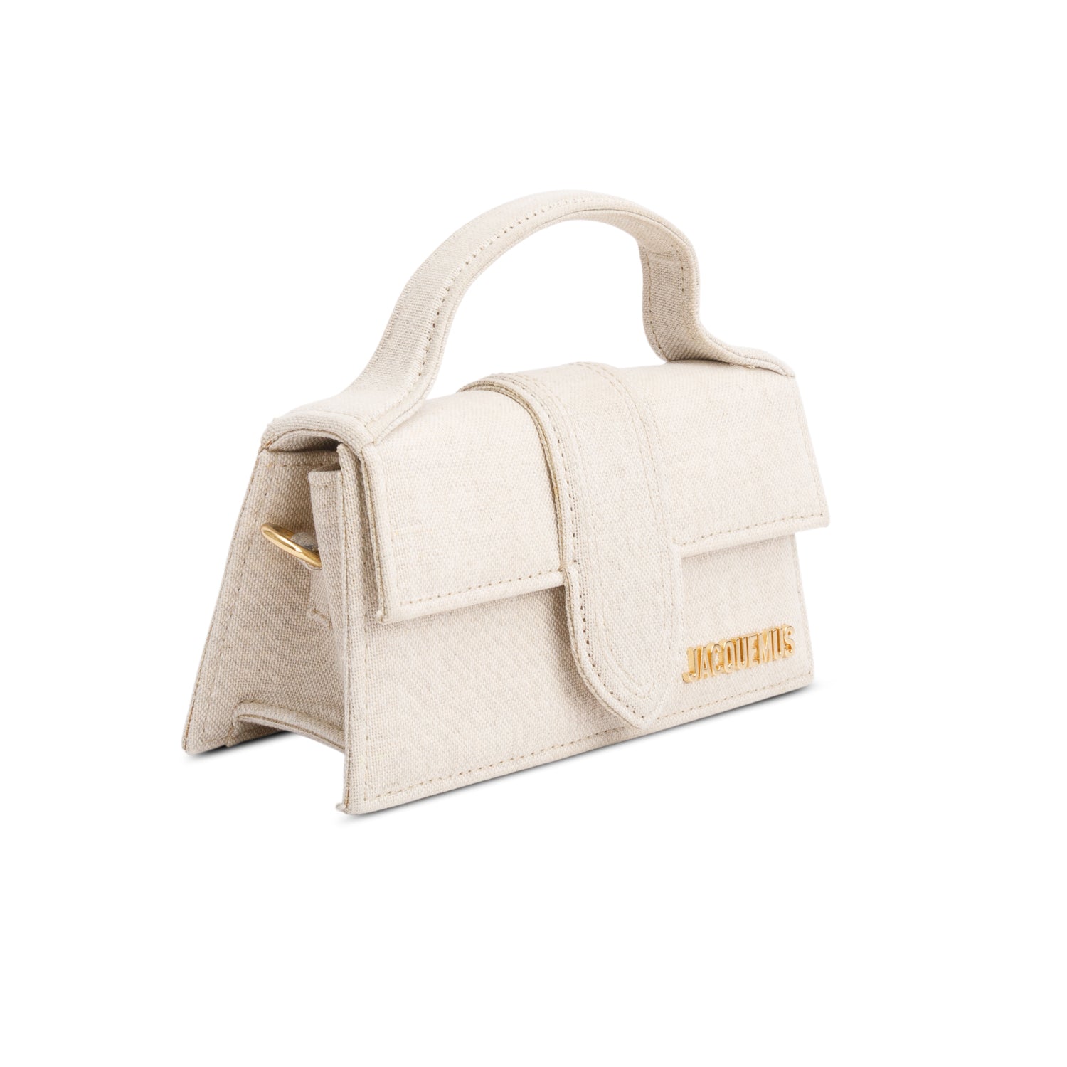 Jacquemus Linen Les Classique The Bambino Bag w/ Strap