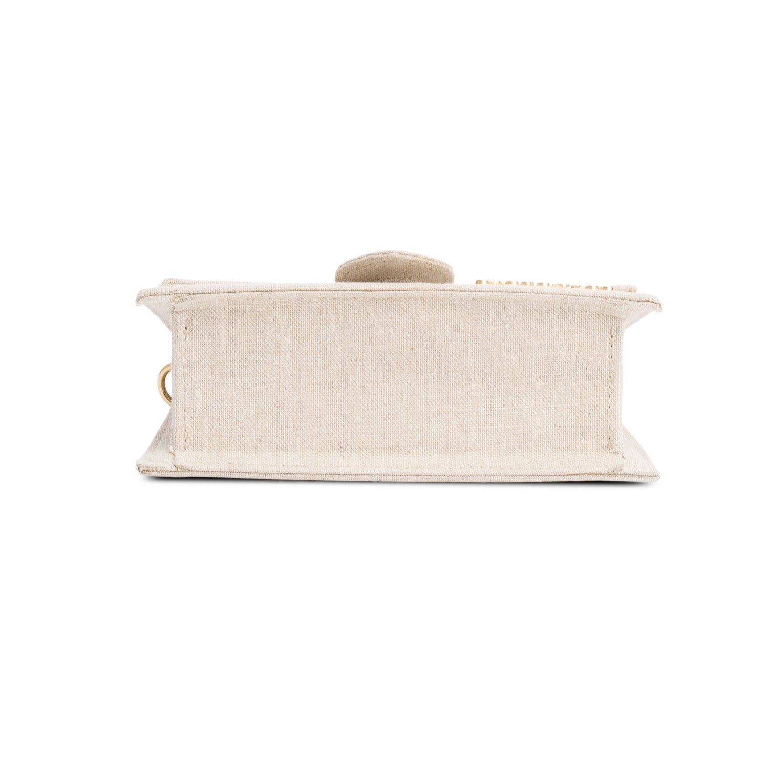 Jacquemus Linen Les Classique The Bambino Bag w/ Strap