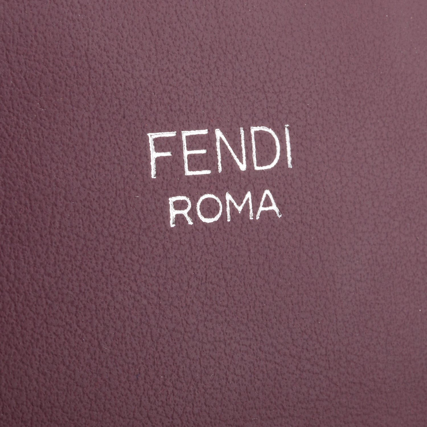 Fendi Purple Calfskin Medium Runaway Tote w/ Straps