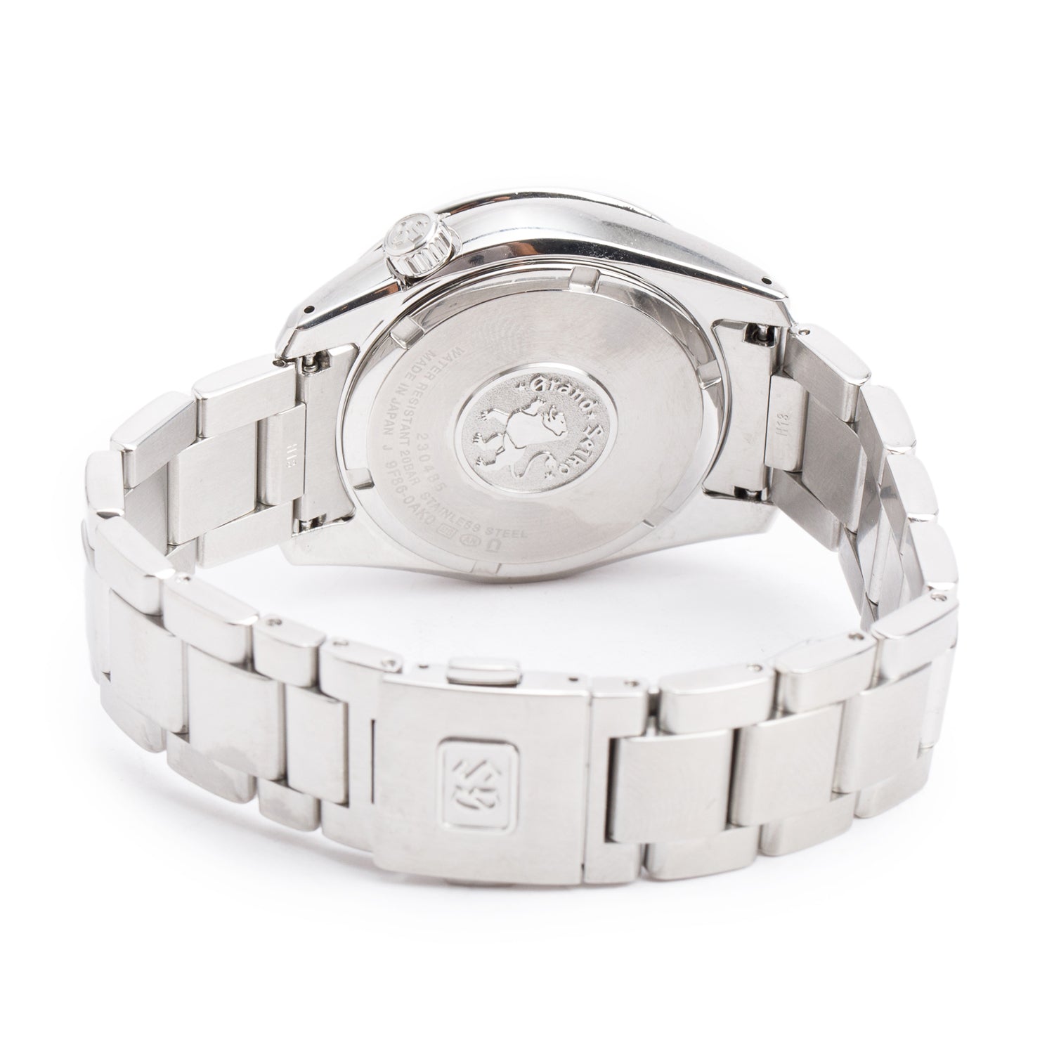 Grand Seiko 2022 Stainless Steal Sport Collection GMT 39 mm Quartz Watch Black Dial SBGN029G w/ Box & Papers