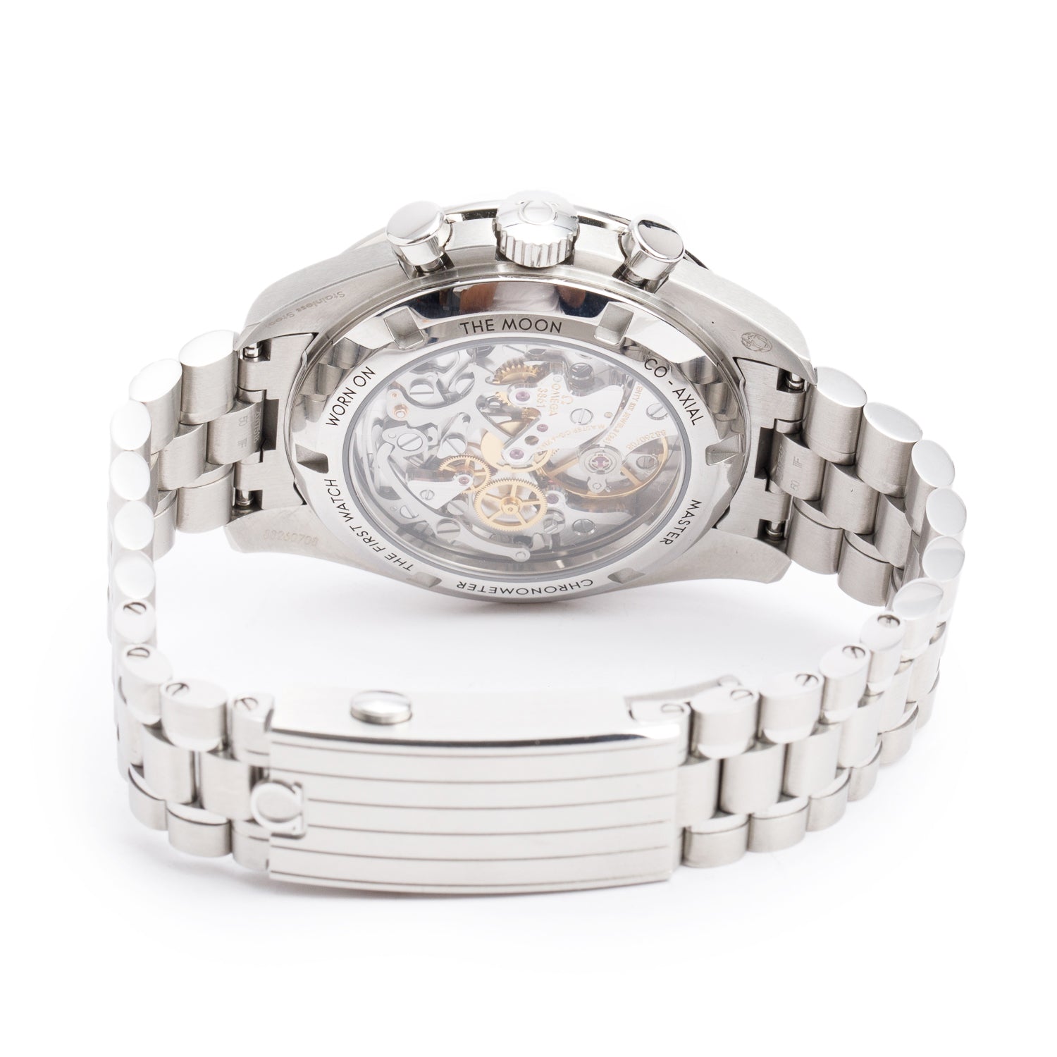 Omega 2025 Stainless Steel Speedmaster Moonwatch Professional 42 MM Watch White Dial w/ Box & Papers