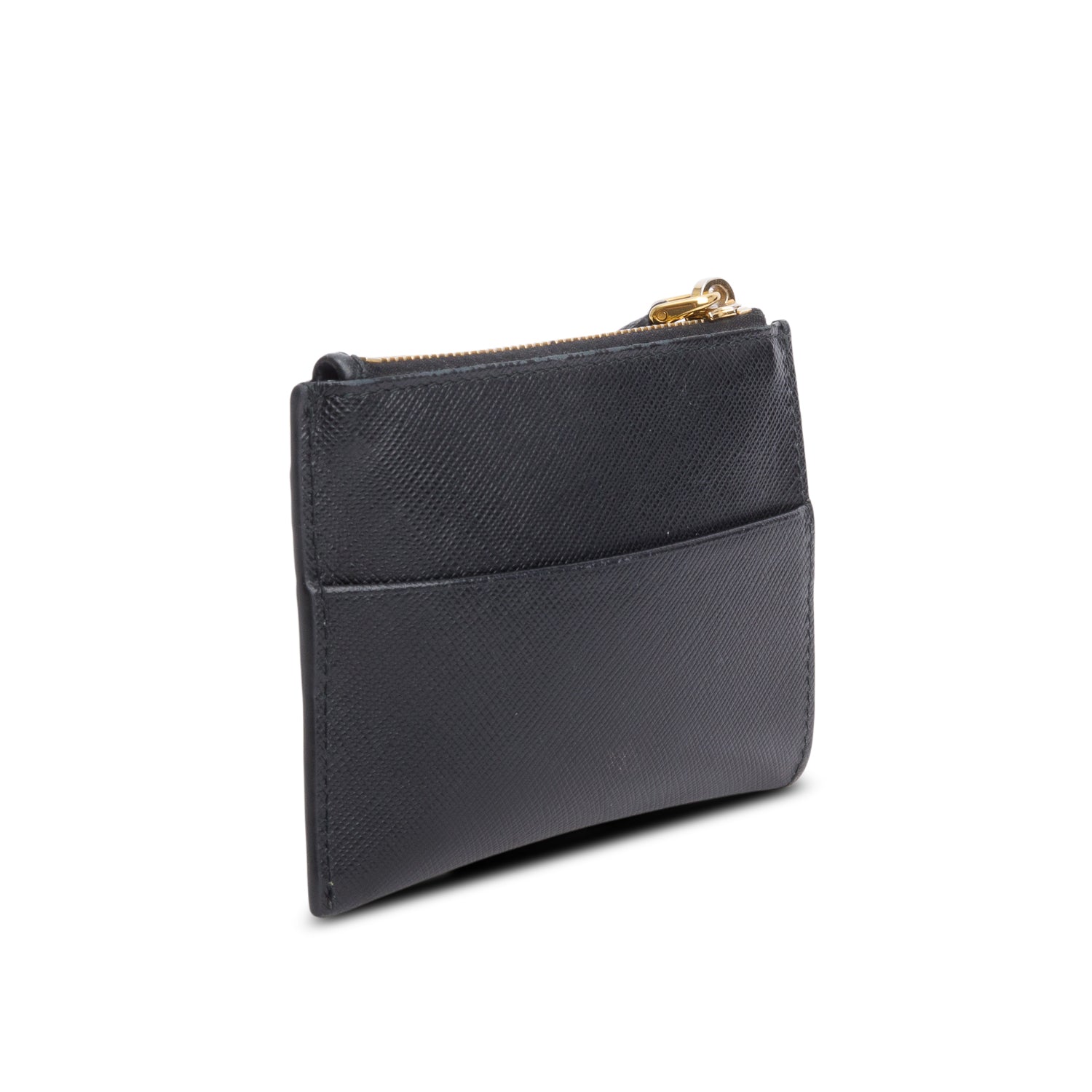 Prada Black Saffiano Leather Card Holder