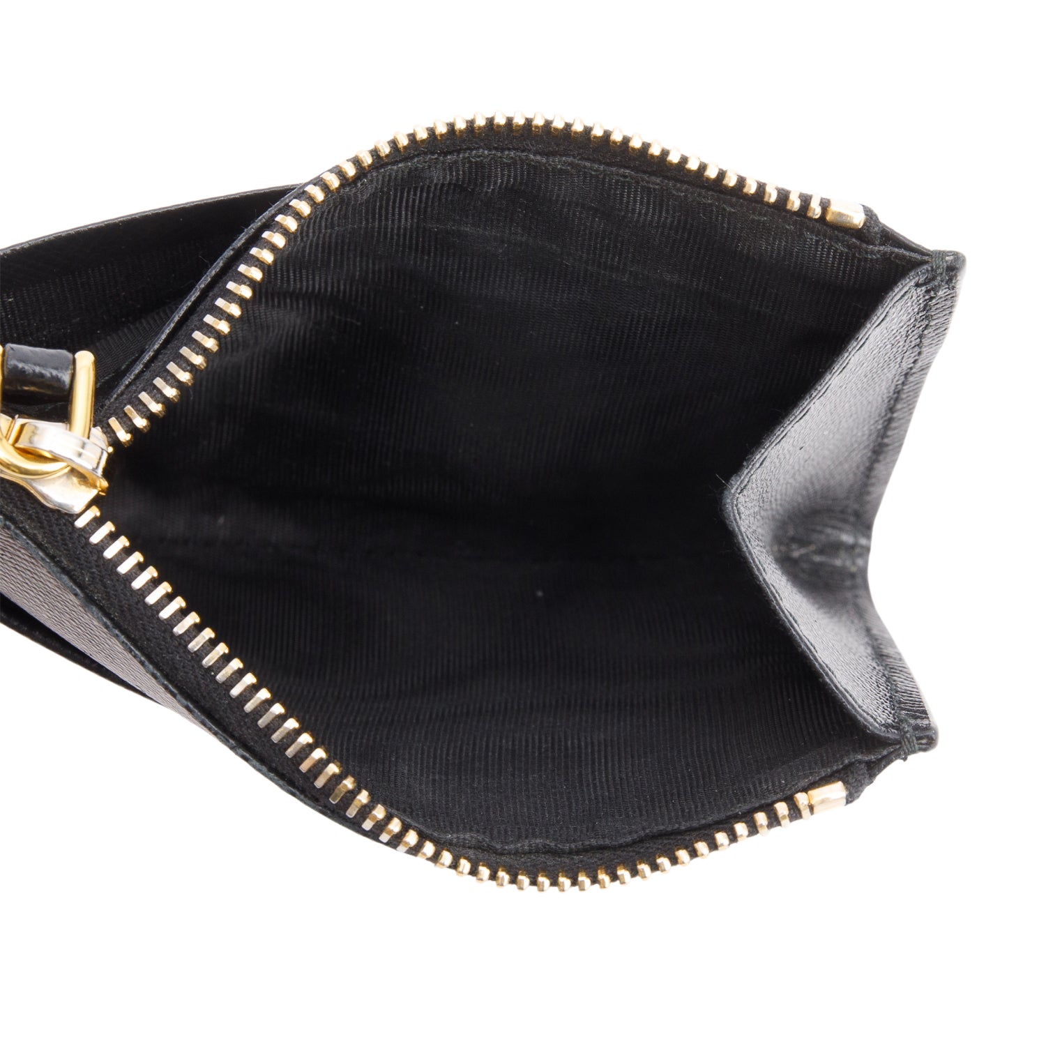 Prada Black Saffiano Leather Card Holder