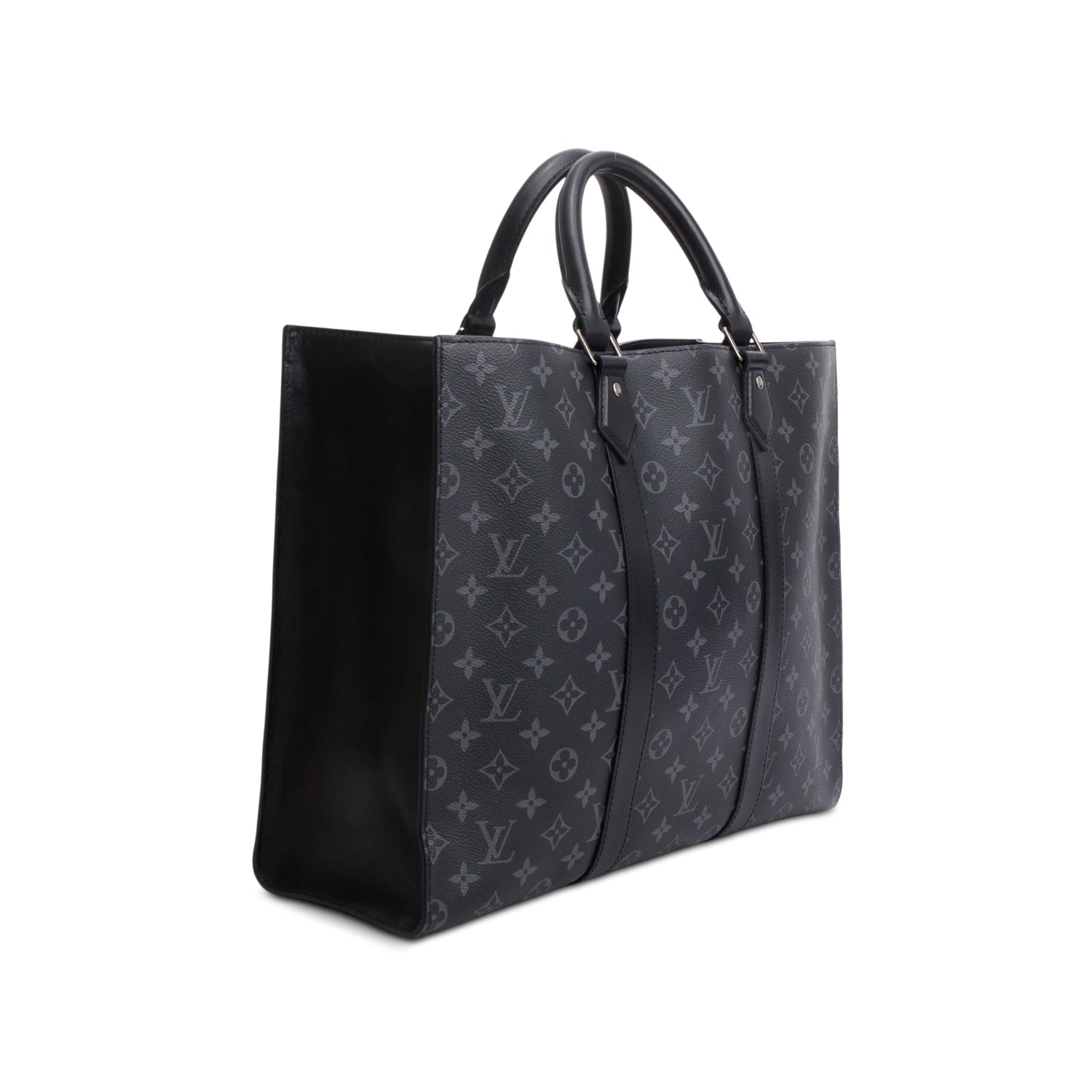 Louis Vuitton Black Monogram Eclipse Sac Plat 24H