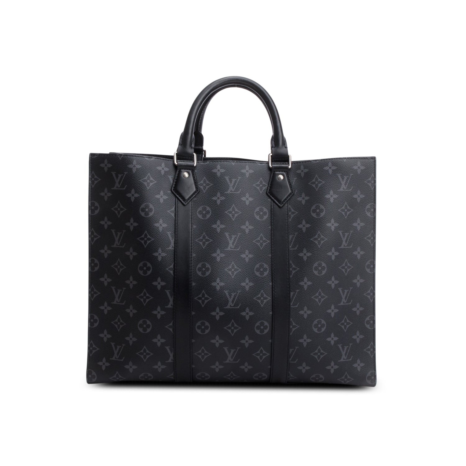 Louis Vuitton Black Monogram Eclipse Sac Plat 24H