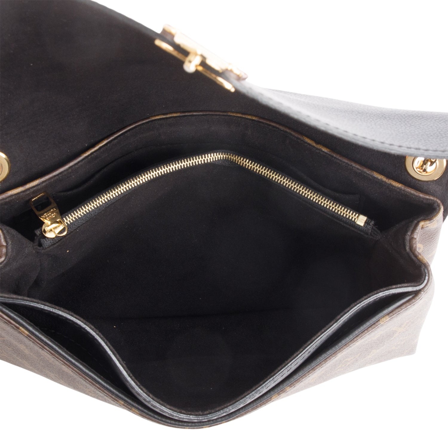 Louis Vuitton Black Monogram Pallas Chain Bag