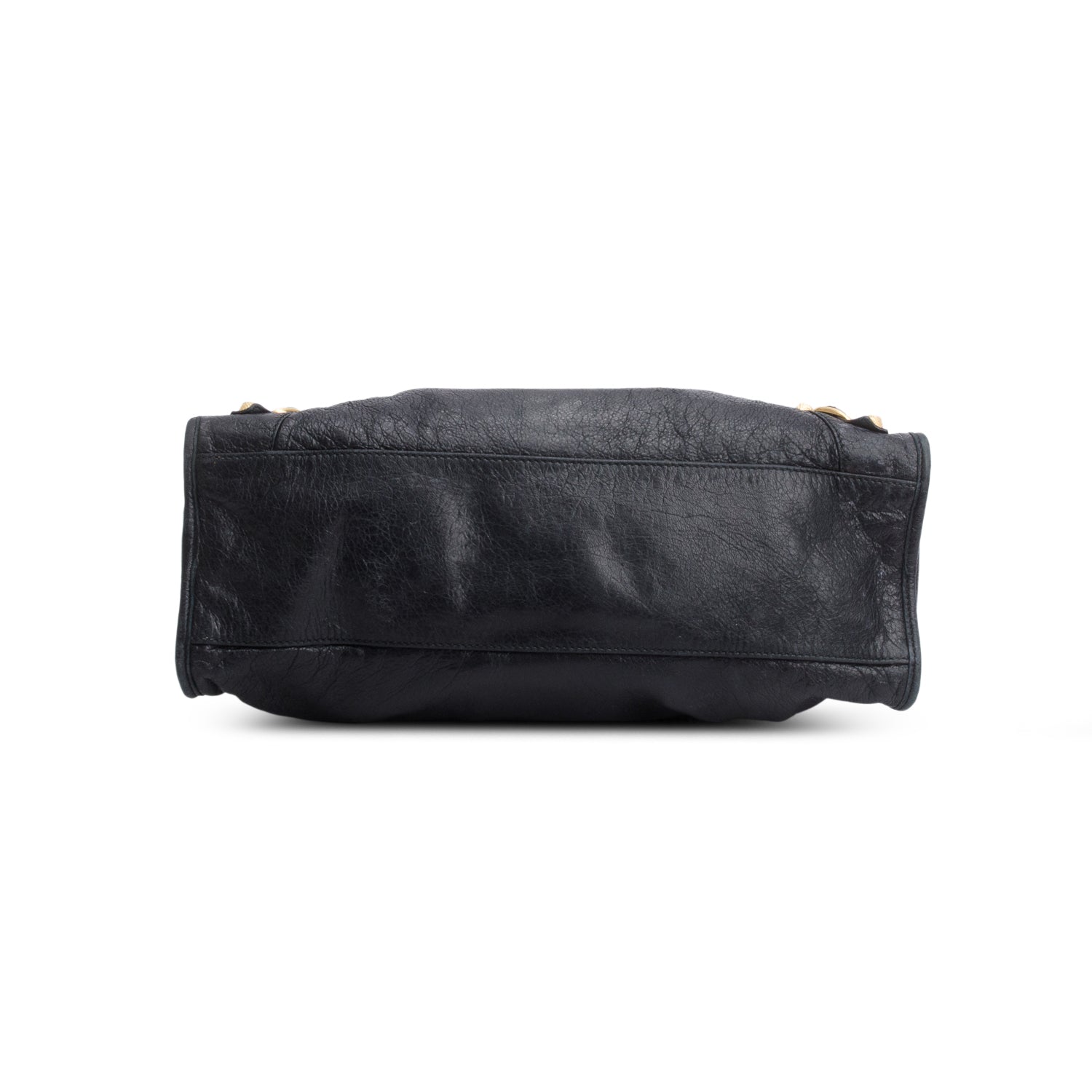 Balenciaga Black Agneau Leather Le City Medium Bag