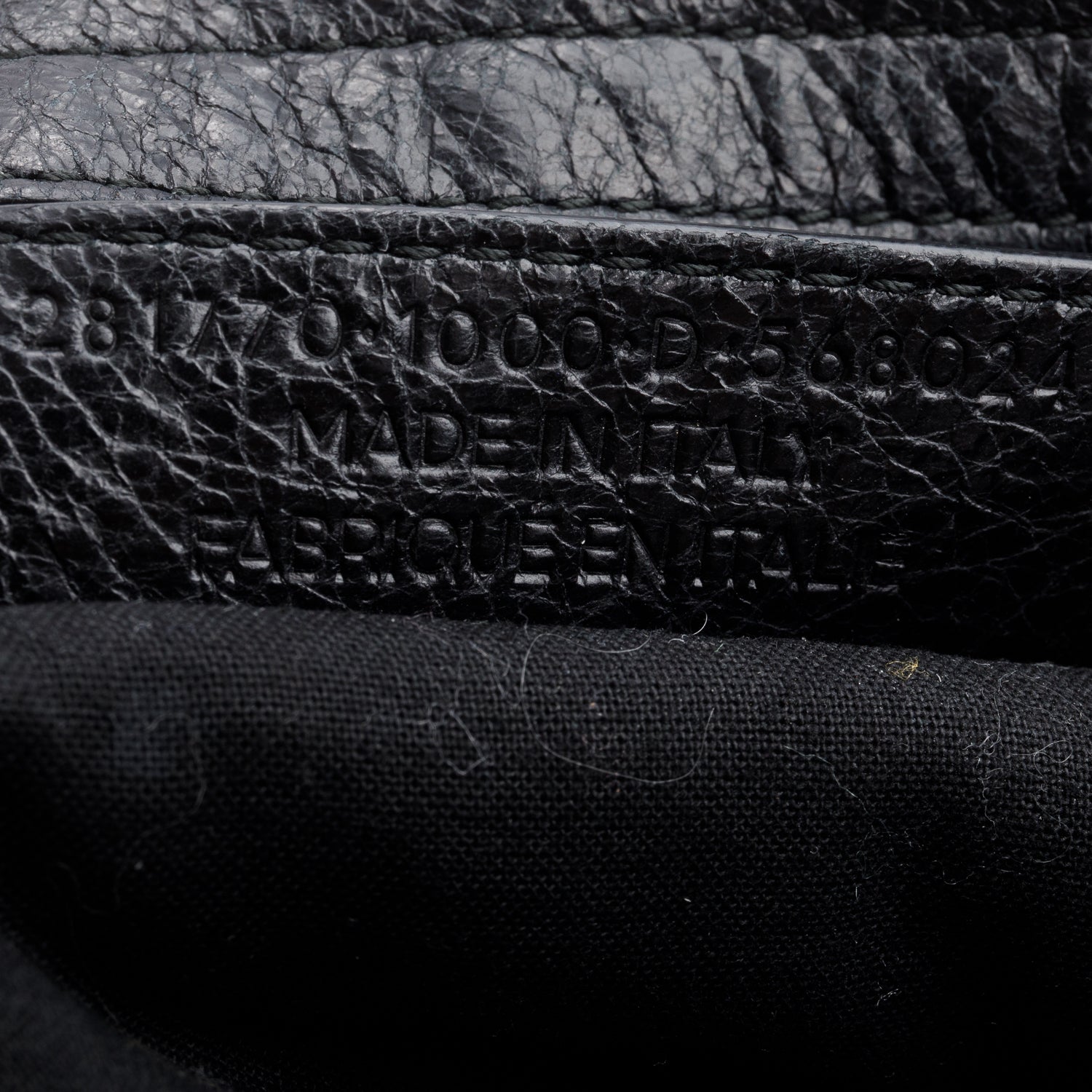 Balenciaga Black Agneau Leather Le City Medium Bag