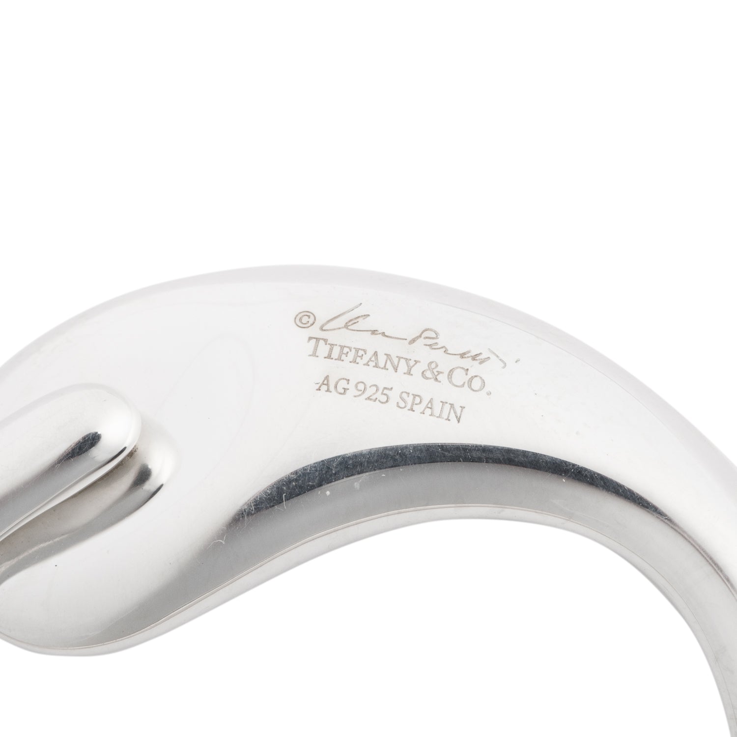 Tiffany & Co. Elsa Peretti Sterling Silver Eternal Circle Key Ring