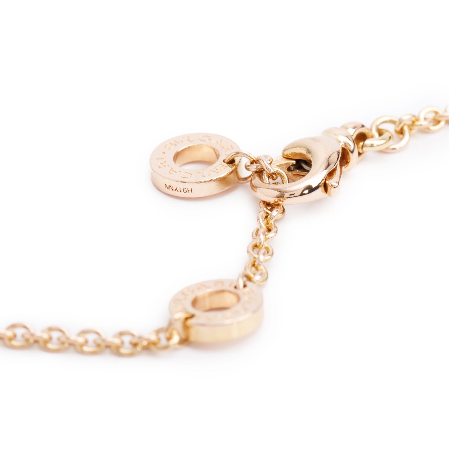 BVLGARI BVLGARI 18k Rose Gold Sapphire & Tsavorite Sorbet Pendant Necklace