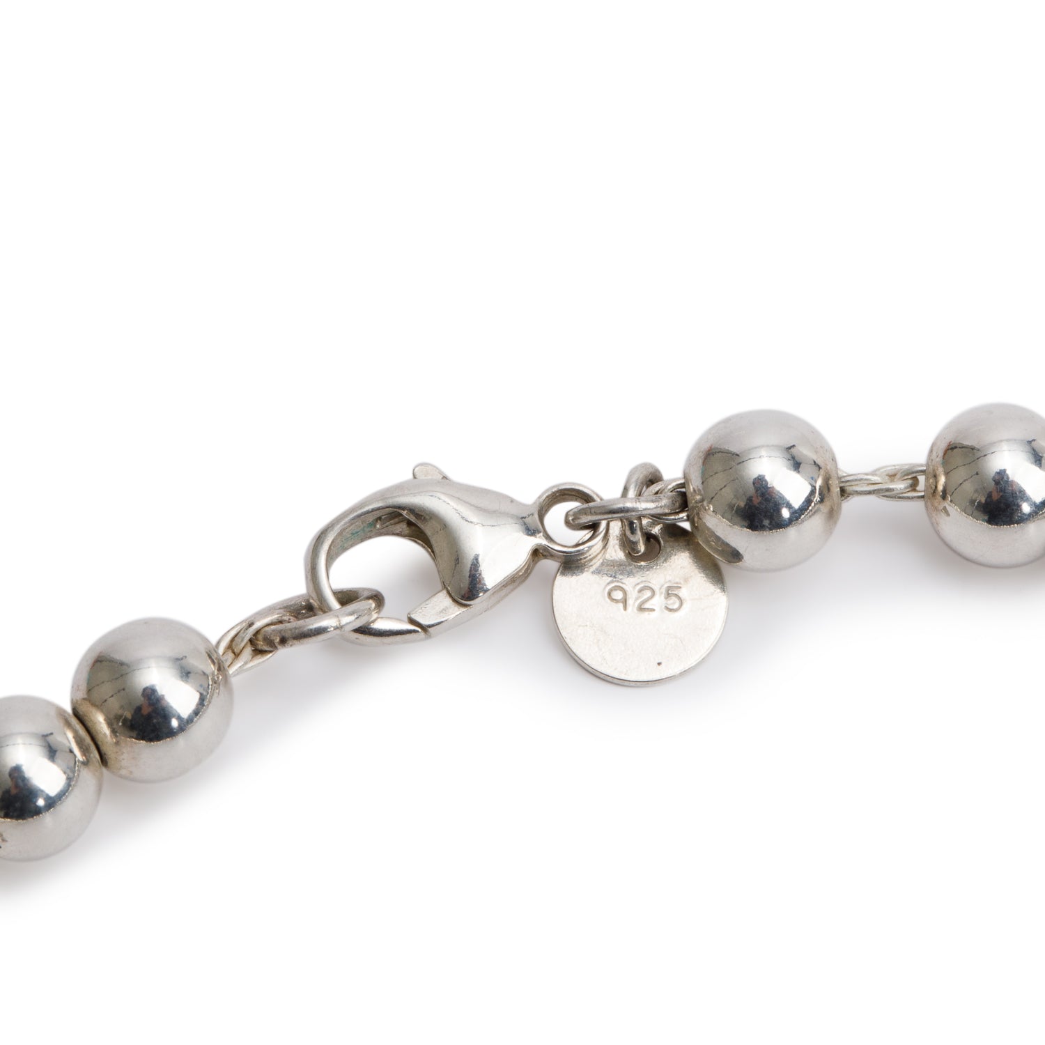 Tiffany & Co. Sterling Silver HardWear Graduated Ball Necklace