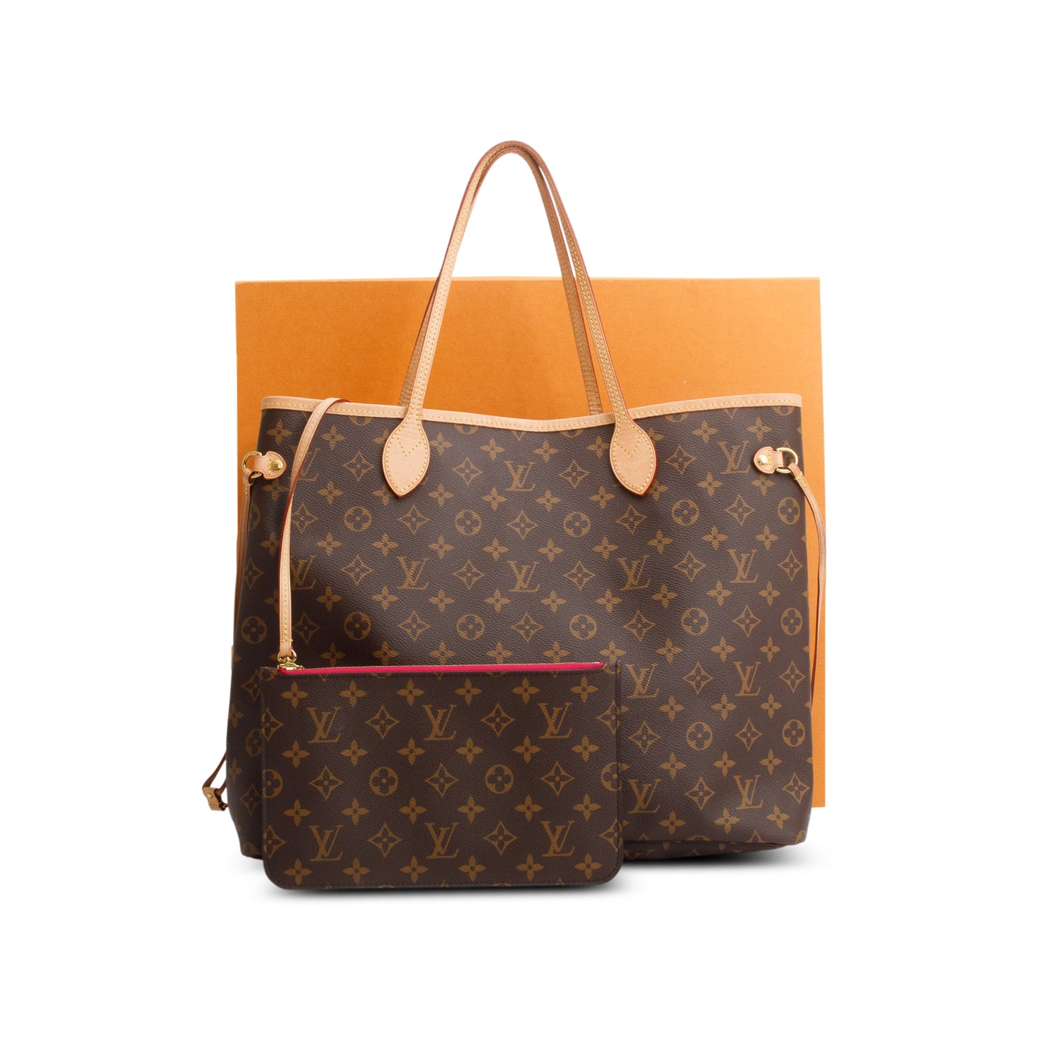 Louis Vuitton 2022 Monogram Neverfull GM w/ Box, Pouch & Receipt