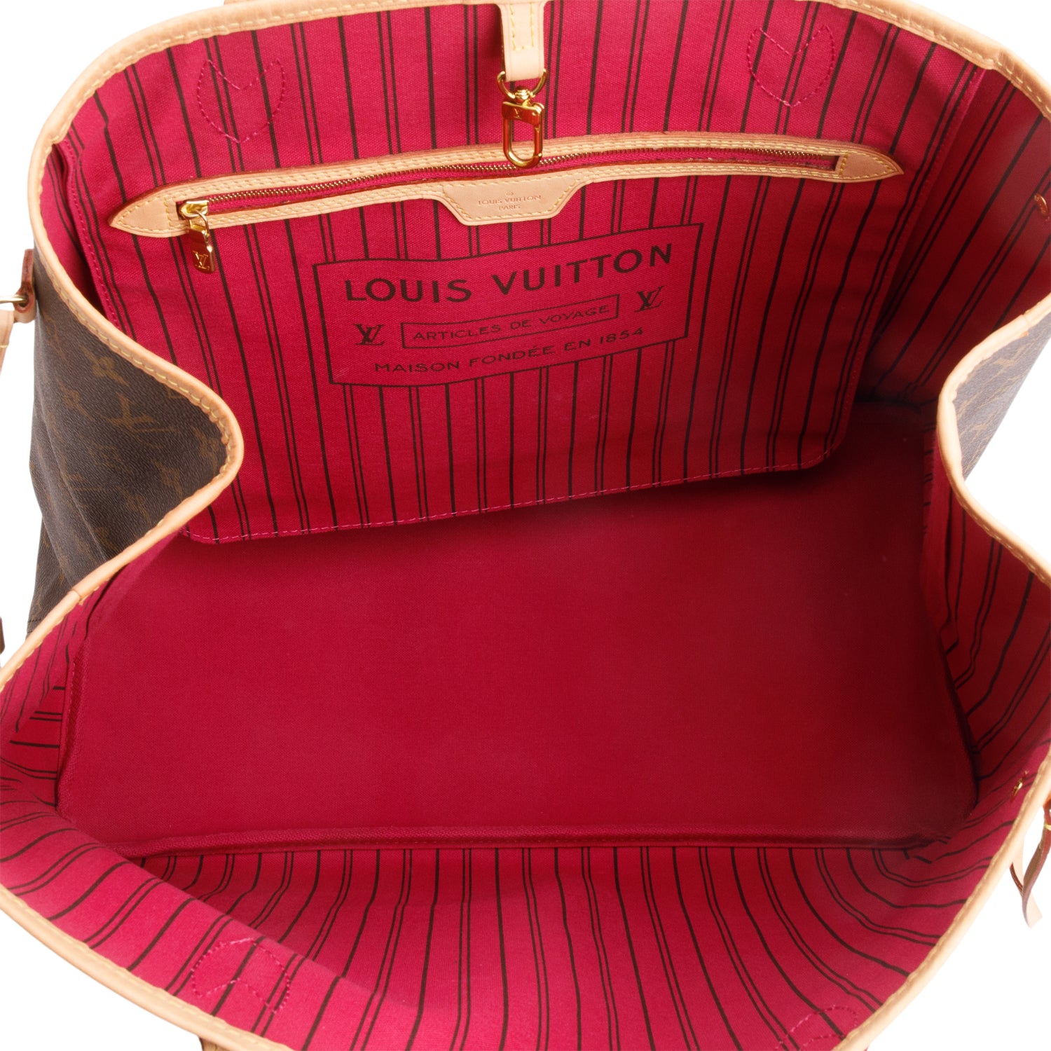 Louis Vuitton 2022 Monogram Neverfull GM w/ Box, Pouch & Receipt