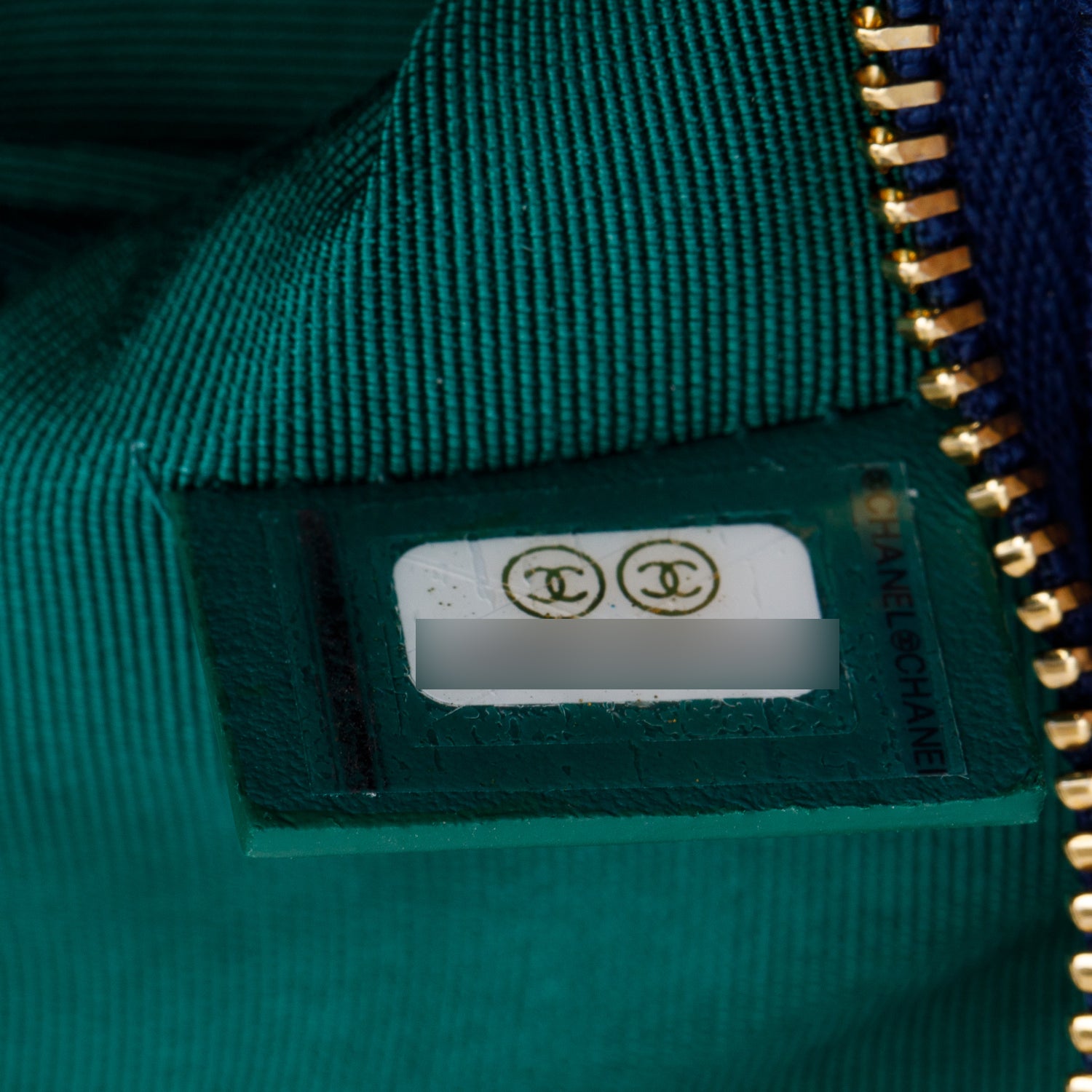 Chanel Blue Quilted Jersey O-Case Clutch w/ Box & Authenticity Card