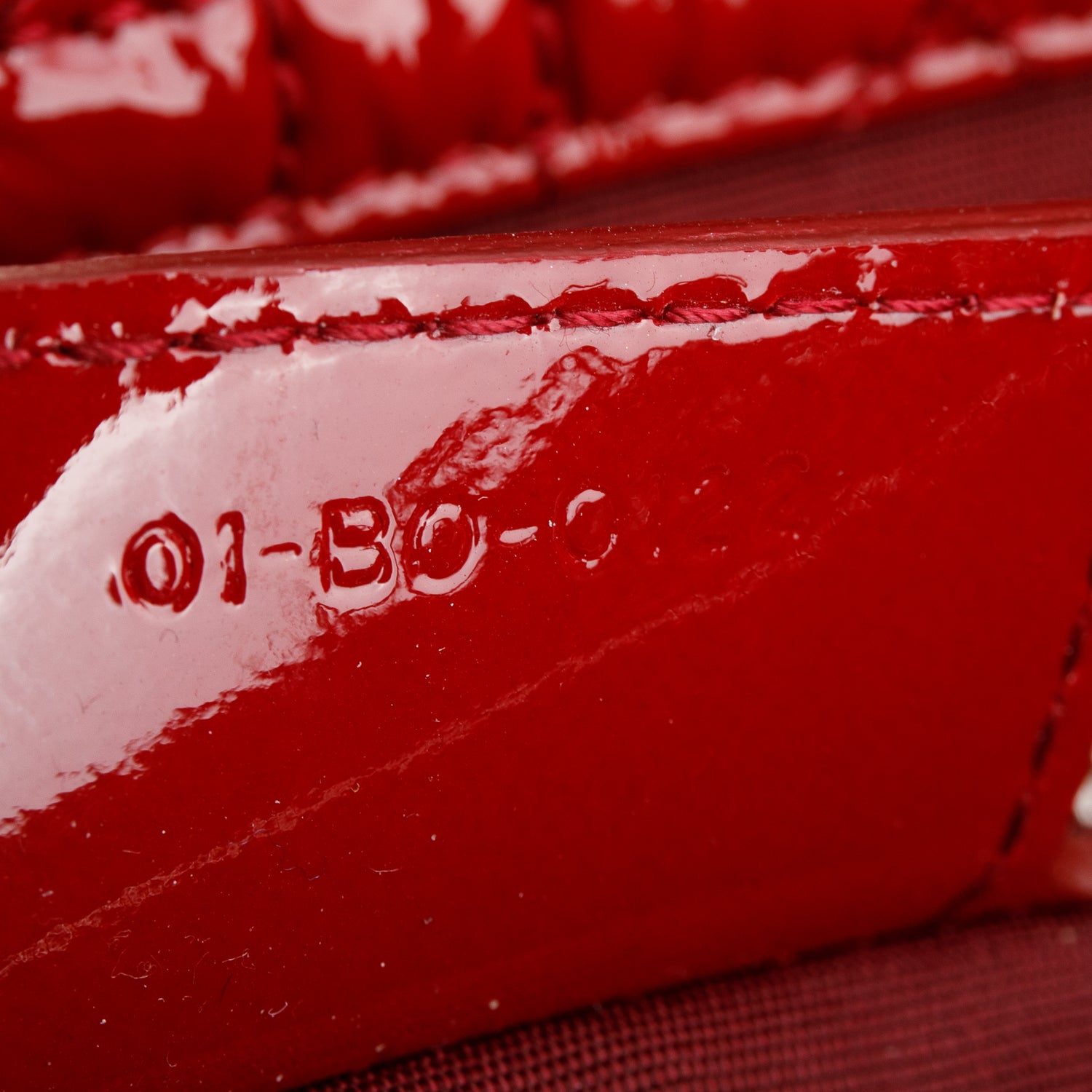 Christian Dior Red Patent Leather Cannage Soft Shopping Tote